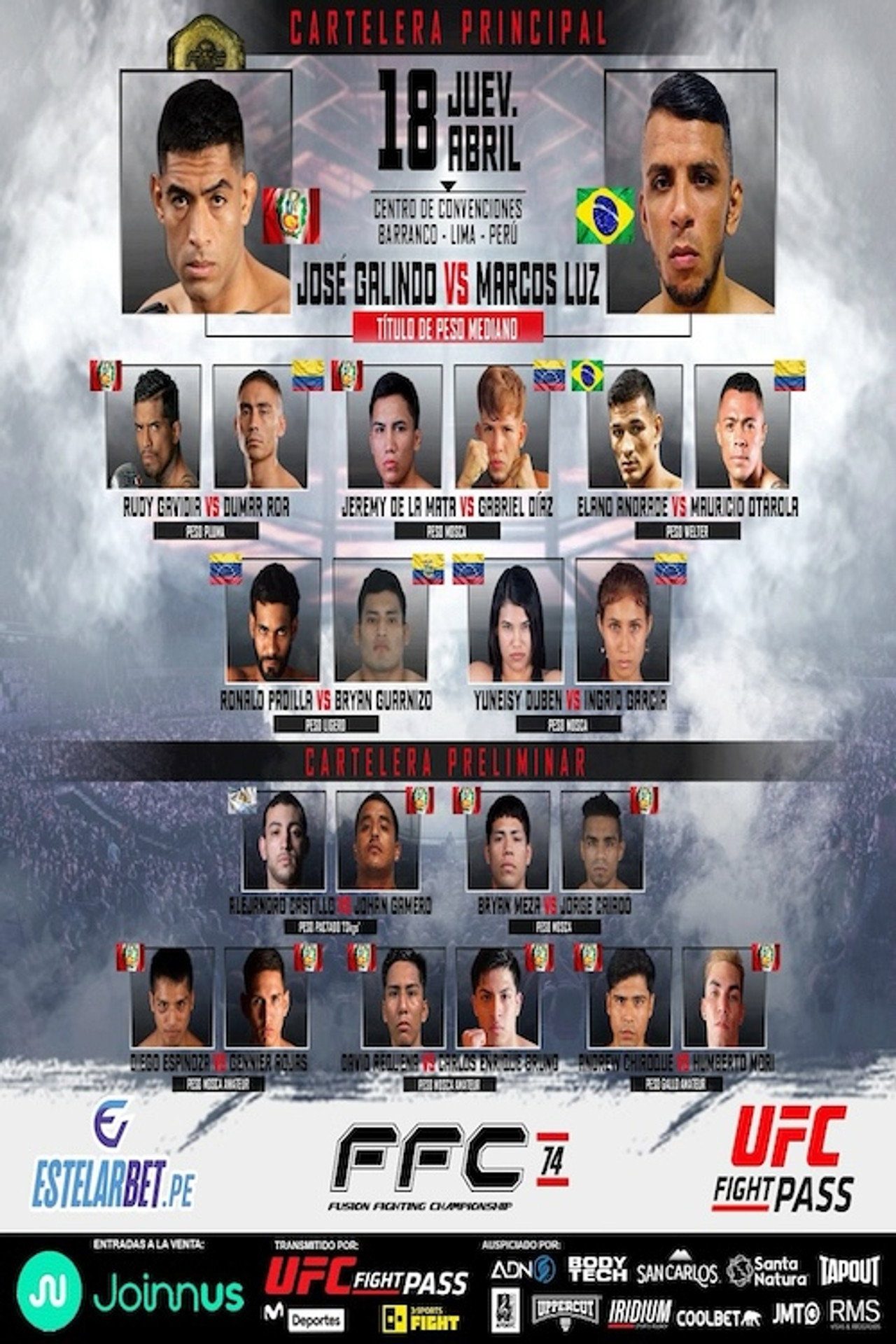 FFC 74: Galindo vs. Luz filmaffisch