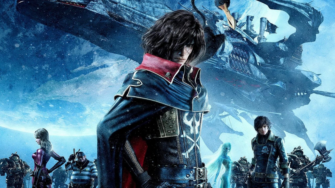 Scen från Harlock: Space Pirate