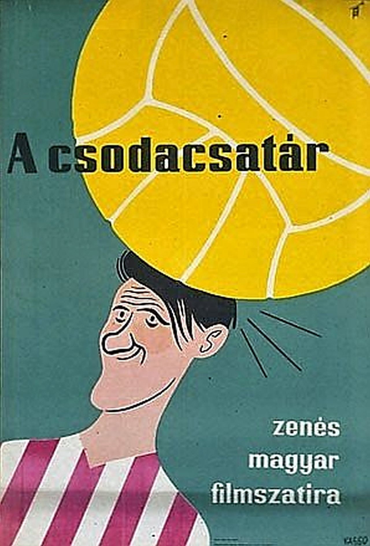 A csodacsatár filmaffisch