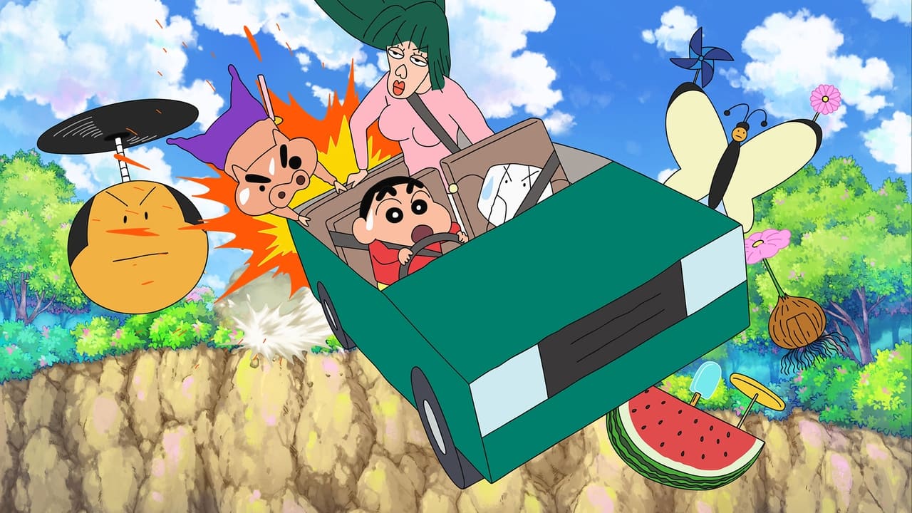 Scen från Crayon Shin-Chan: Crash! Rakuga Kingdom and Almost Four Heroes