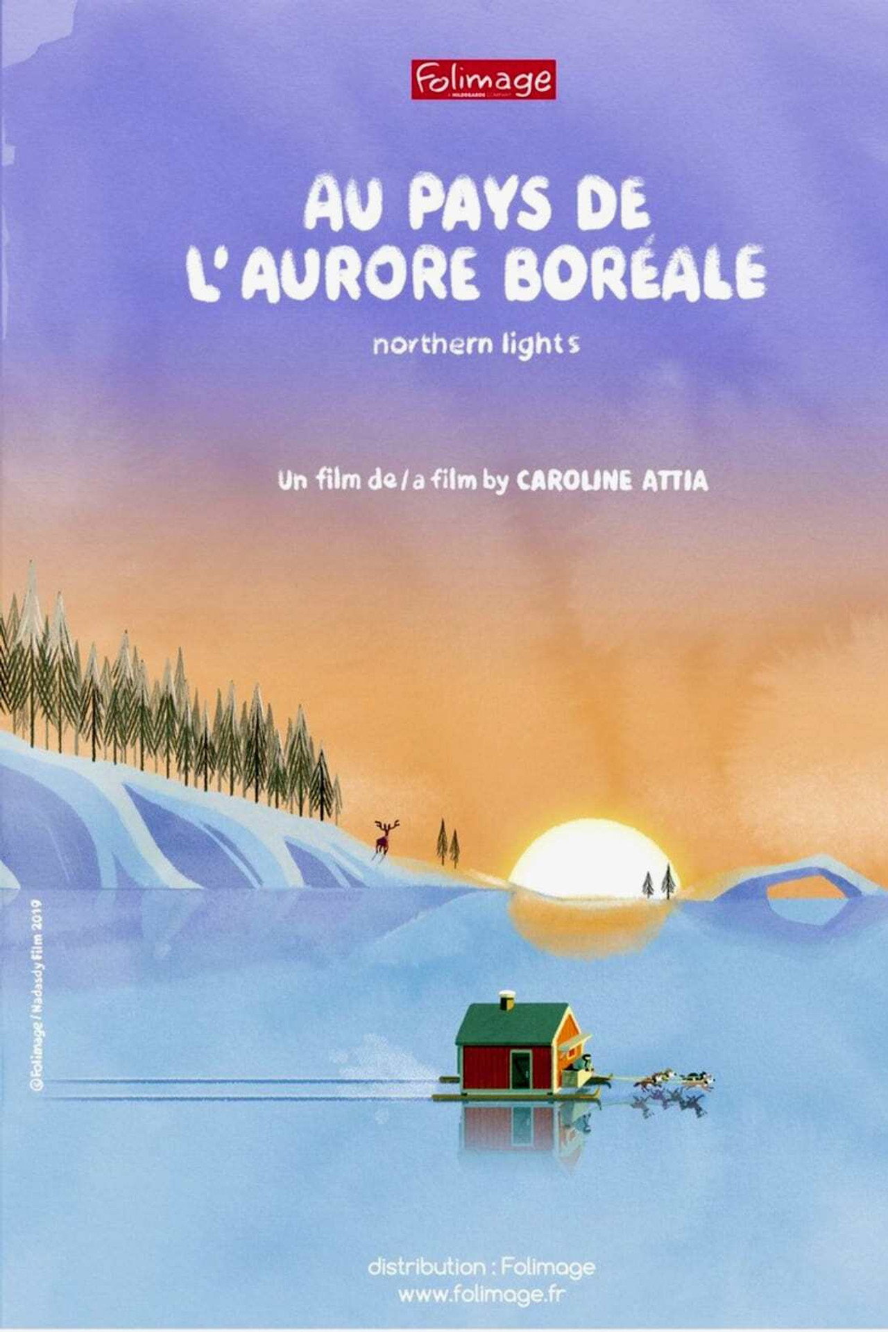 Au Pays de l'aurore boréale filmaffisch