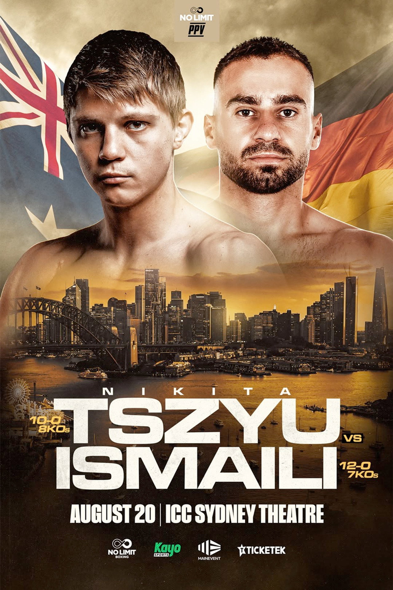 Nikita Tszyu vs. Lulzim Ismaili filmaffisch