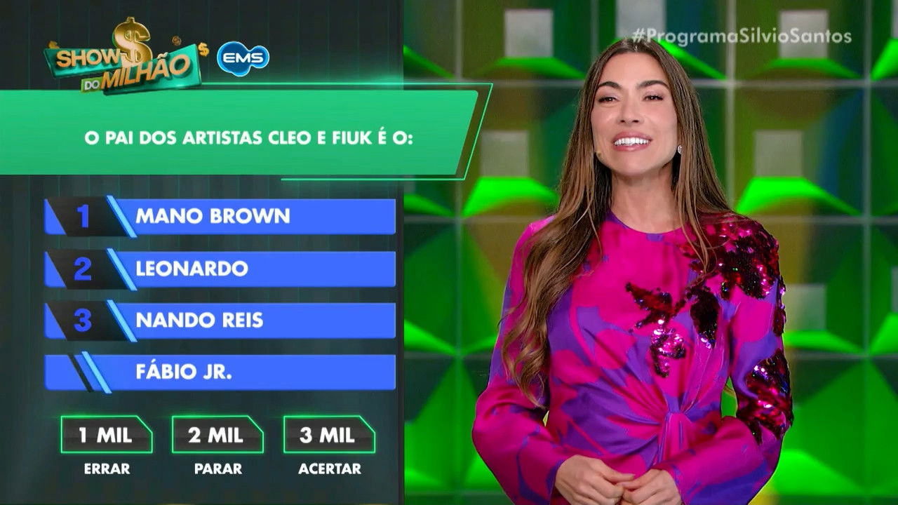 Show do Milhão — Épisode 4