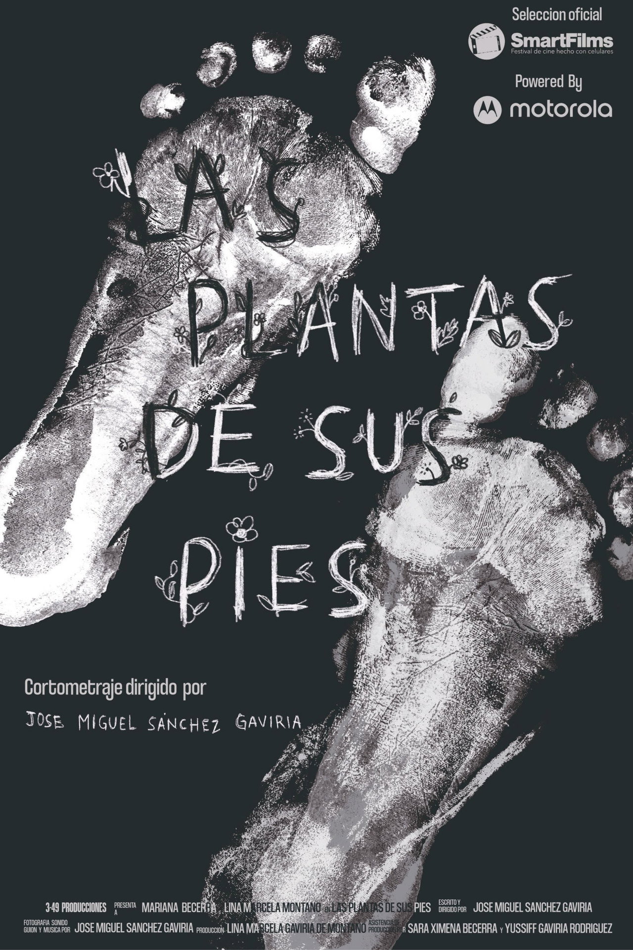 Las plantas de sus pies Backdrop