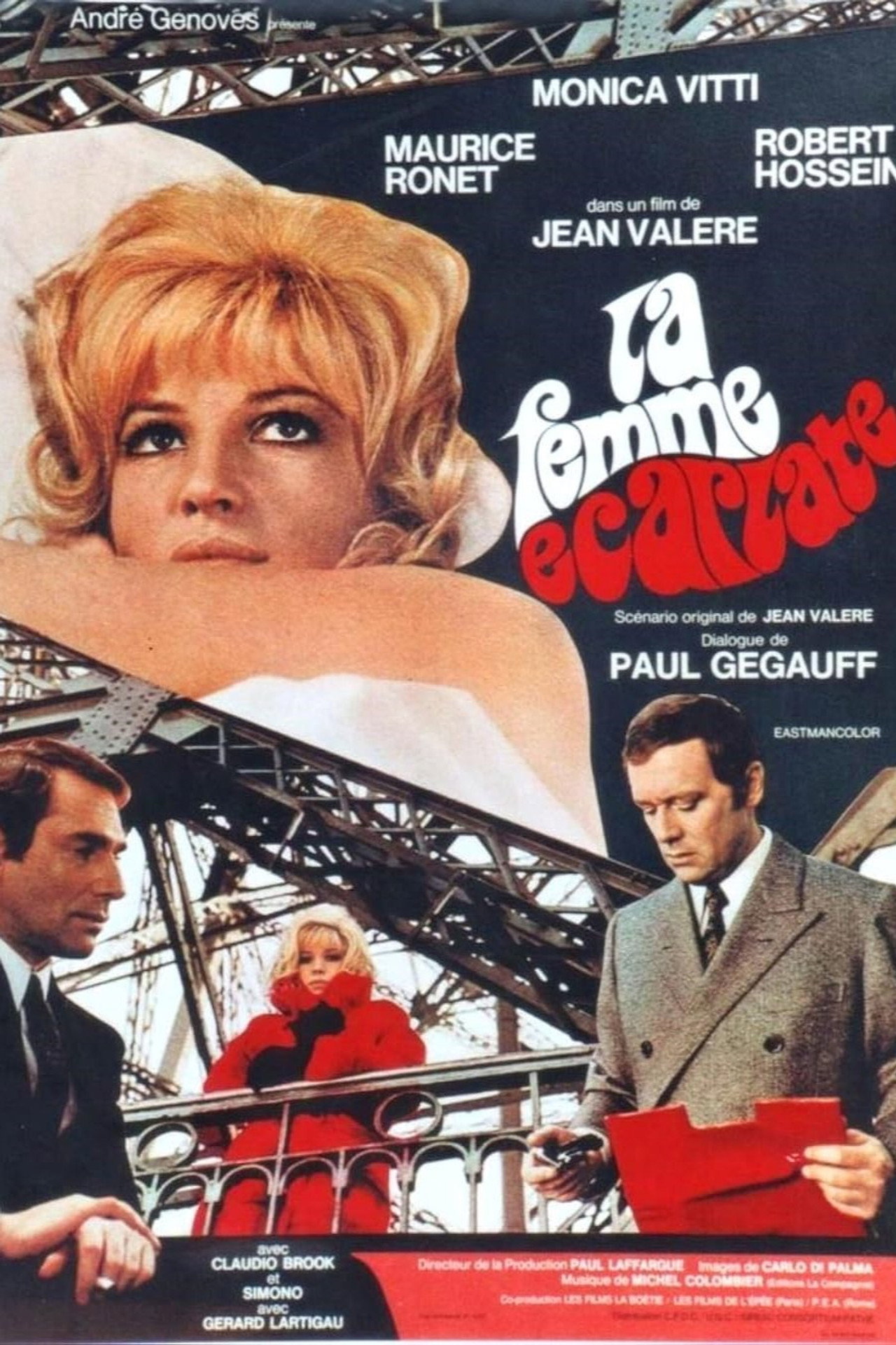 La Femme écarlate filmaffisch