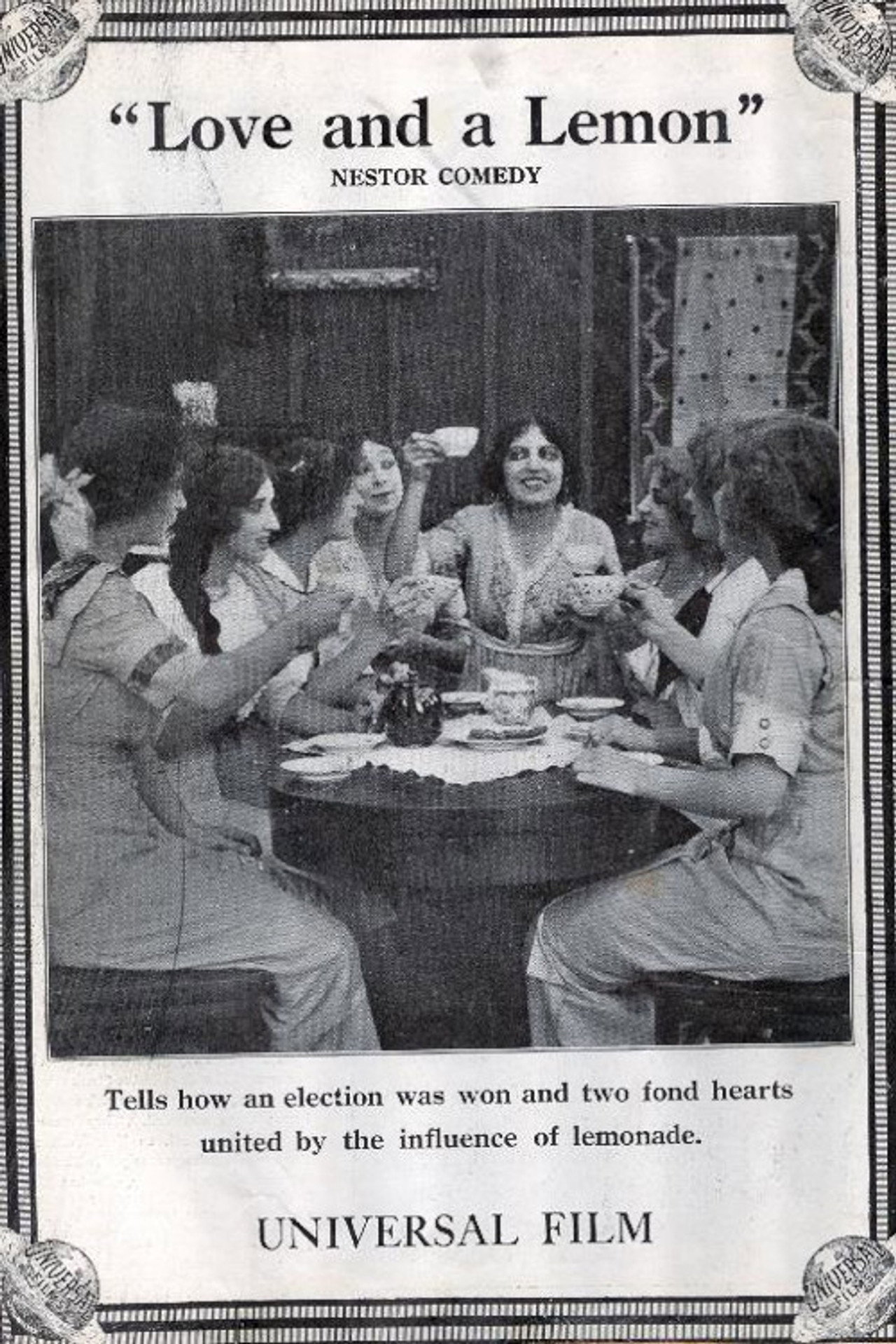 Love and a Lemon Backdrop