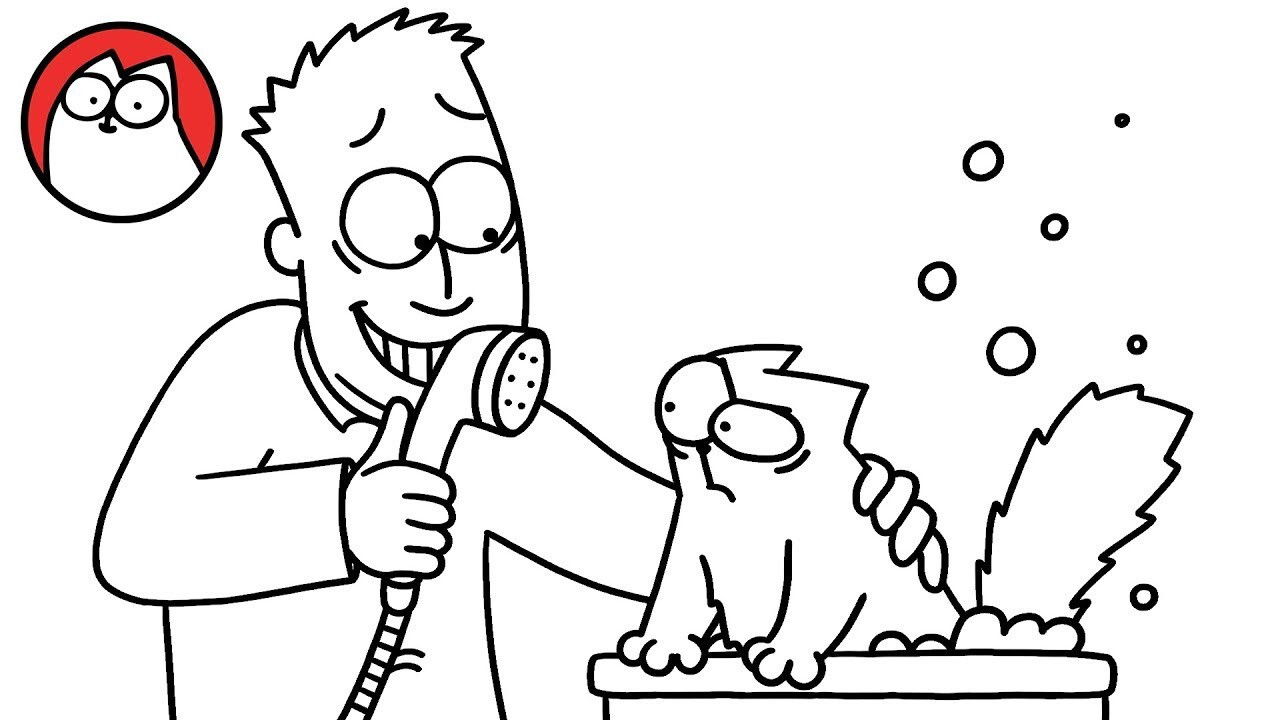 Simon's Cat — Missing Cat, Part 1: Bathtime