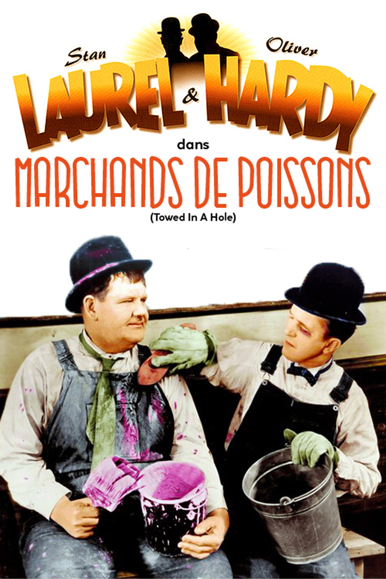Laurel et Hardy - Marchands de poisson poster
