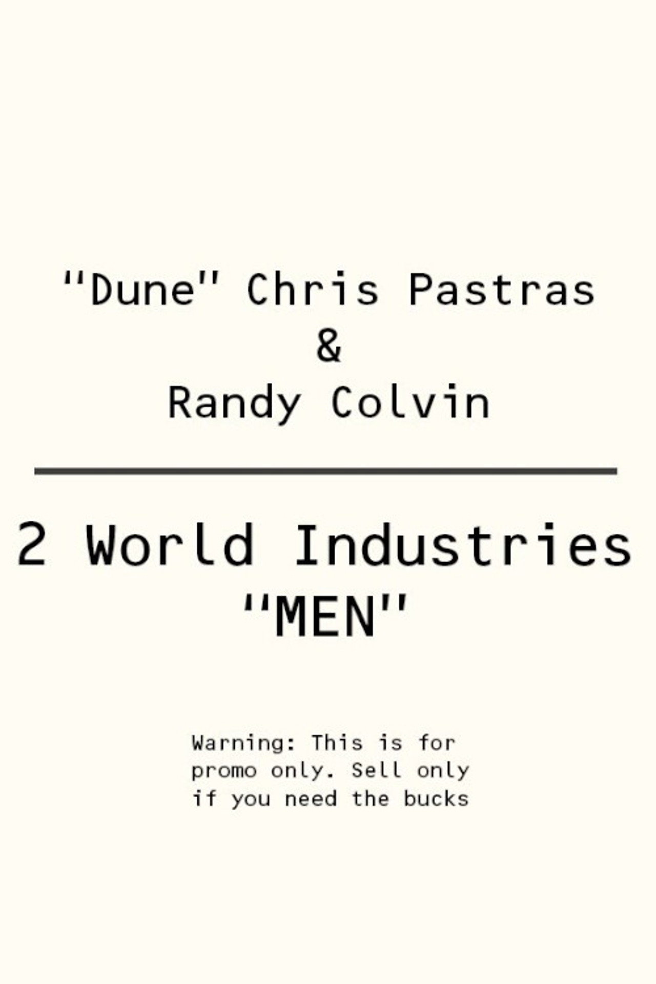World Industries - 2 World Industries Men filmaffisch