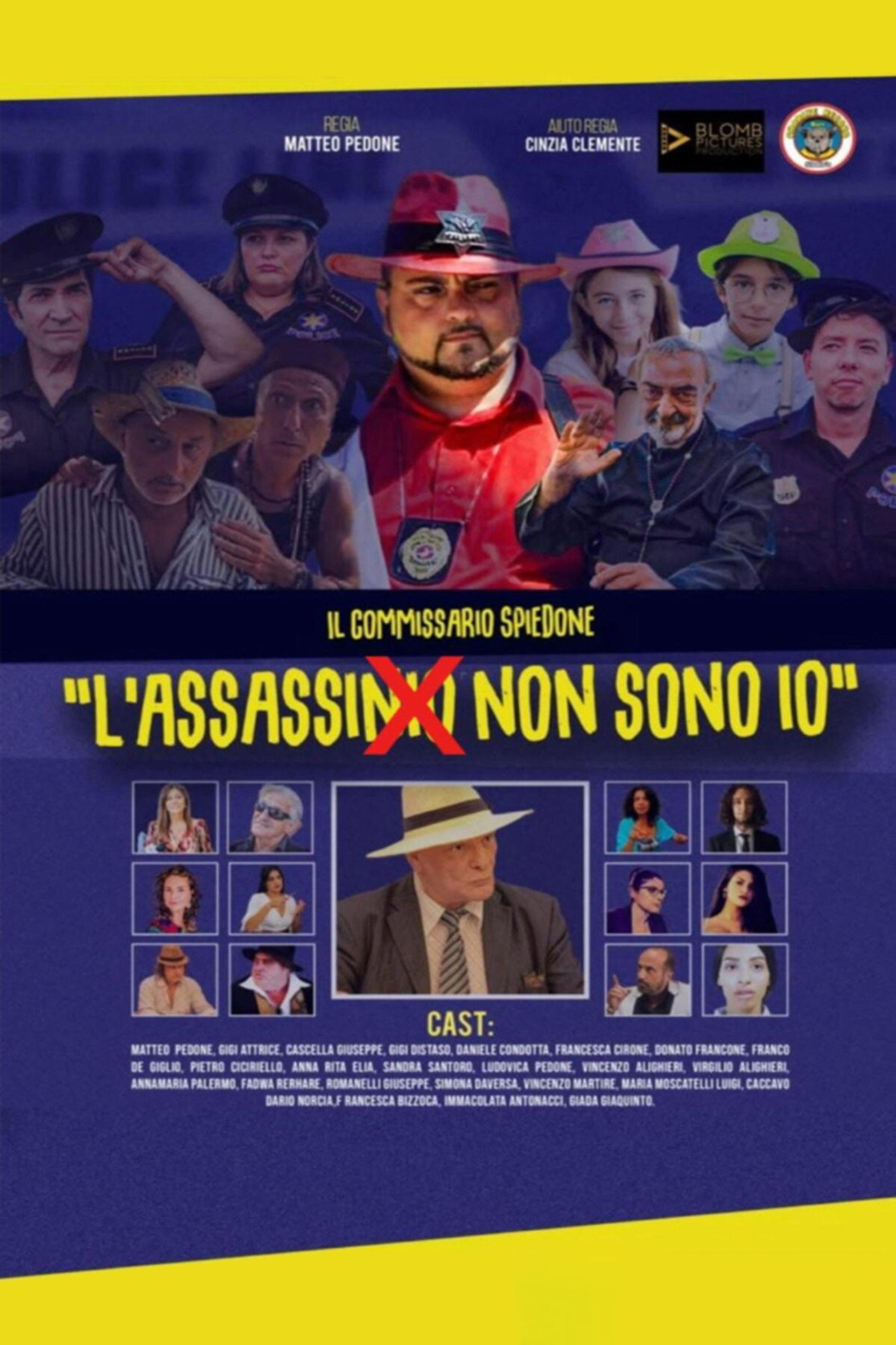 Il Commissario Spiedone: L'assassino non sono io filmaffisch