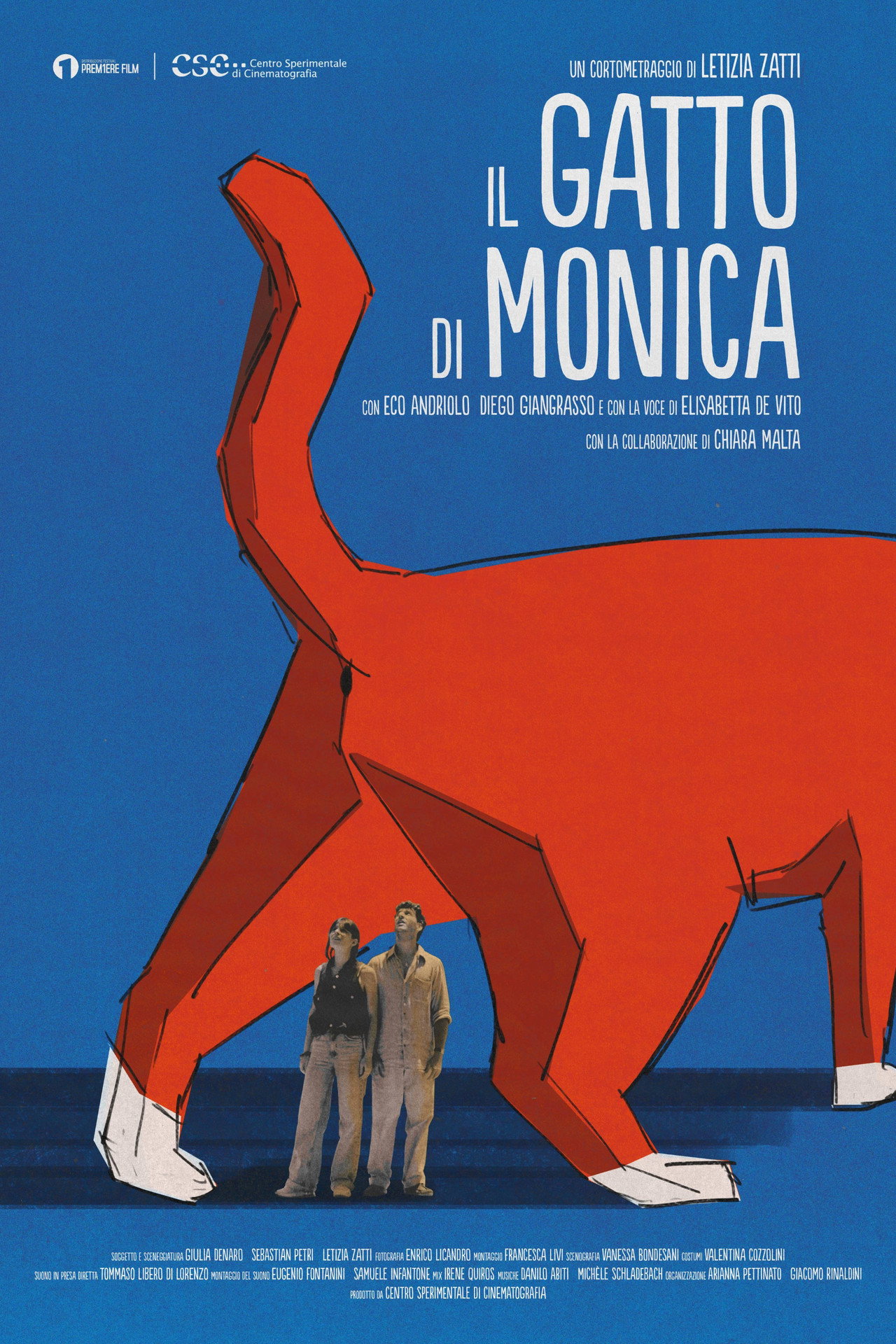 Il Gatto di Monica filmaffisch