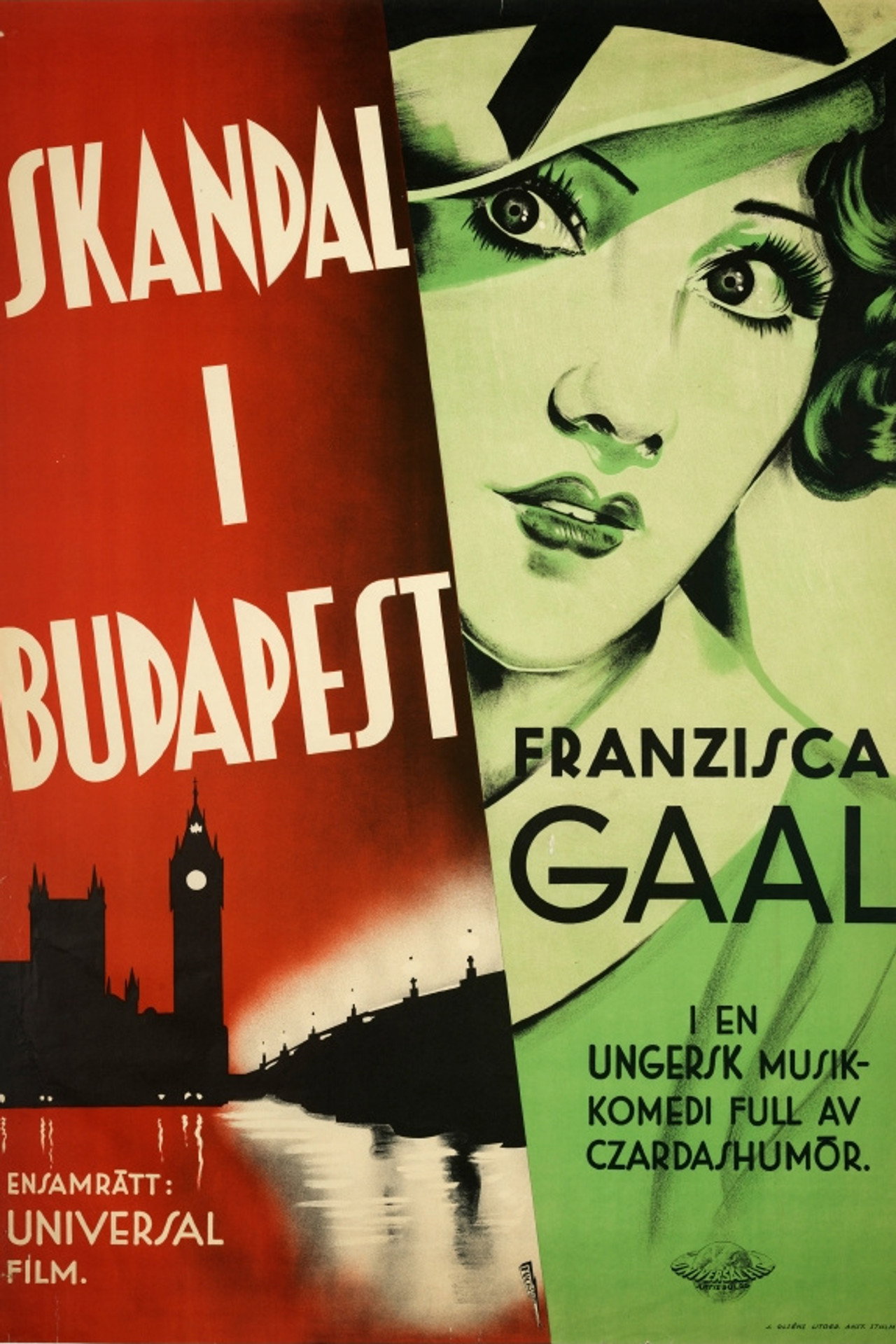 Skandal in Budapest filmaffisch