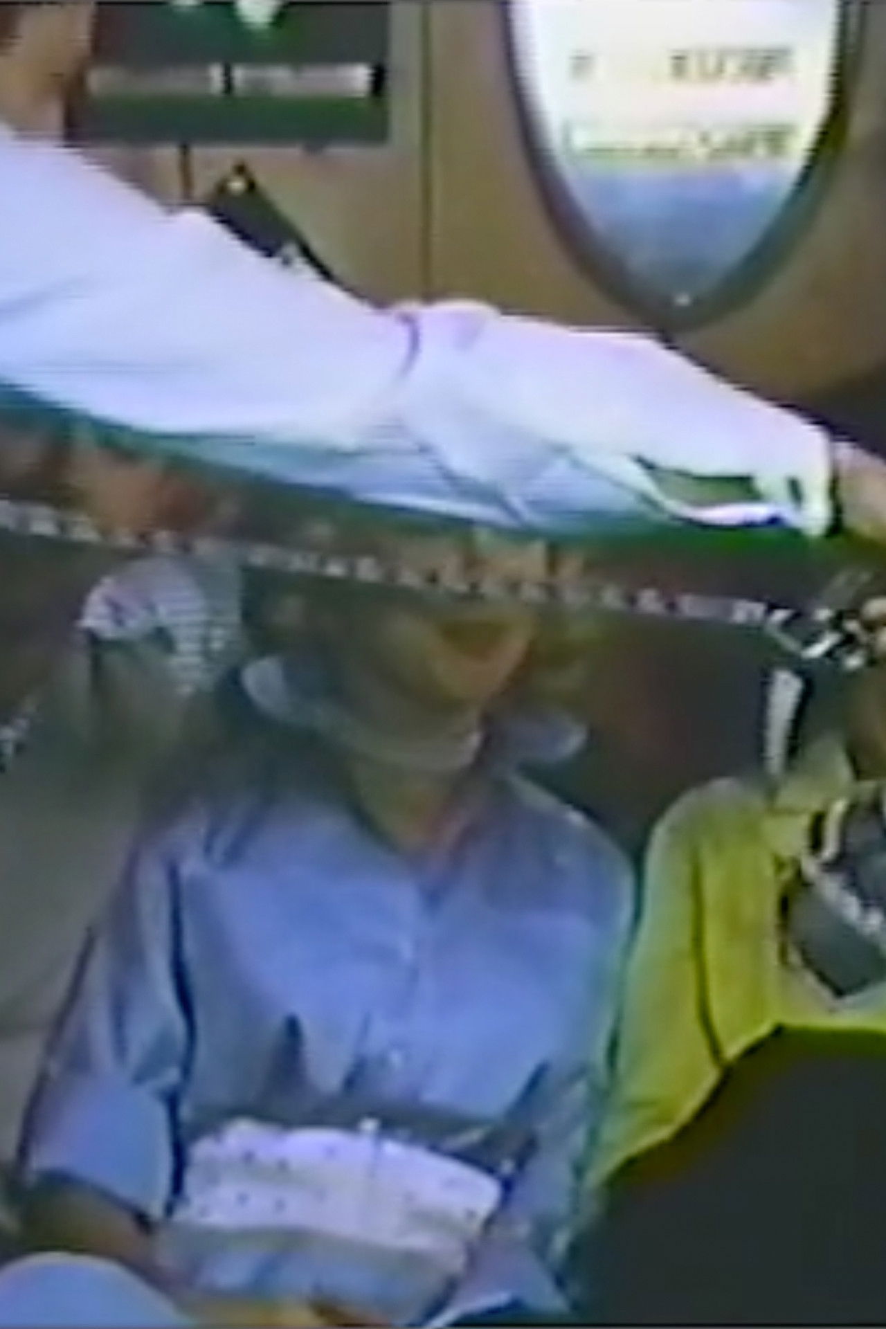 Miss Glucksman Visits Hollywood Backdrop