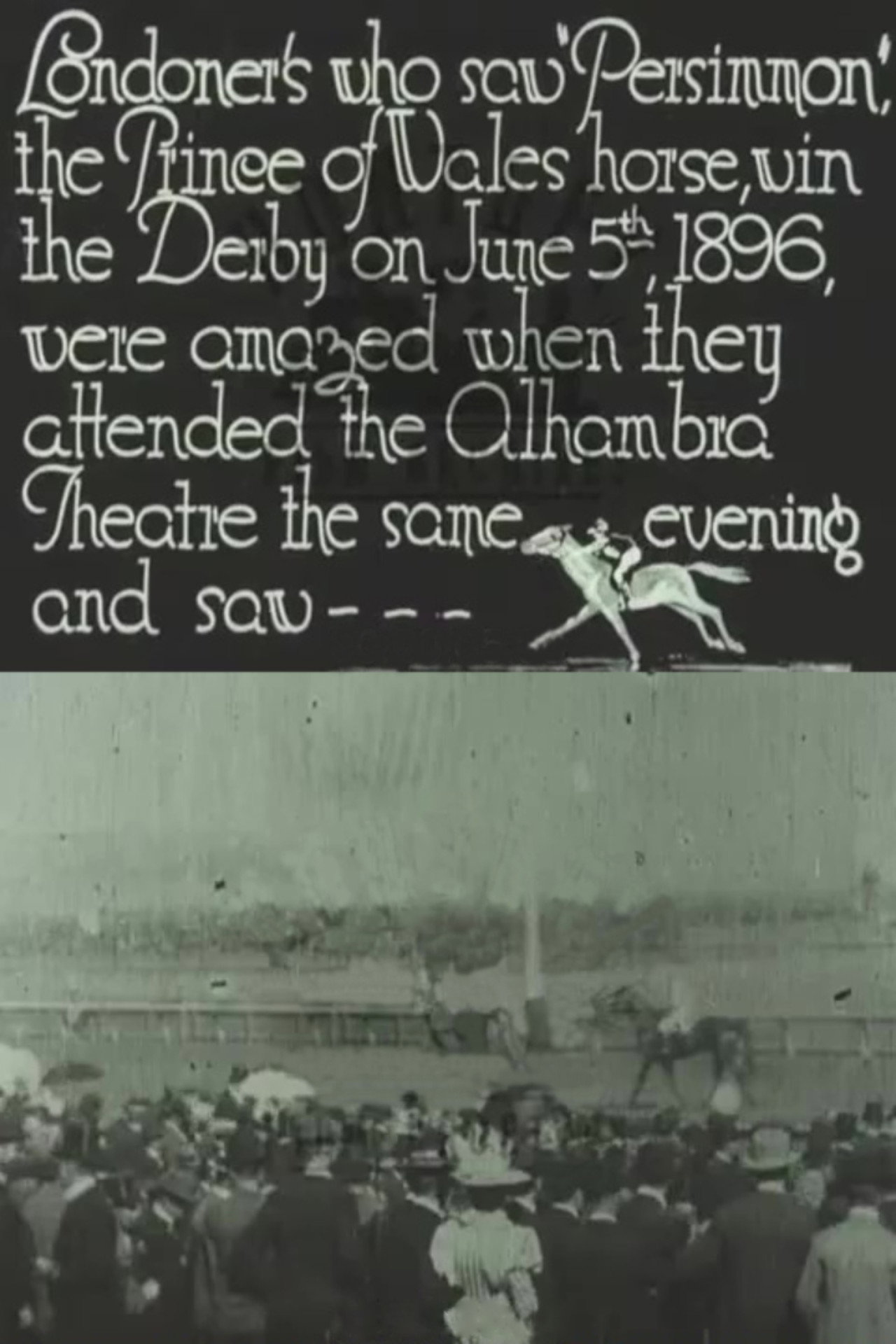 Persimmons Winning the Derby
