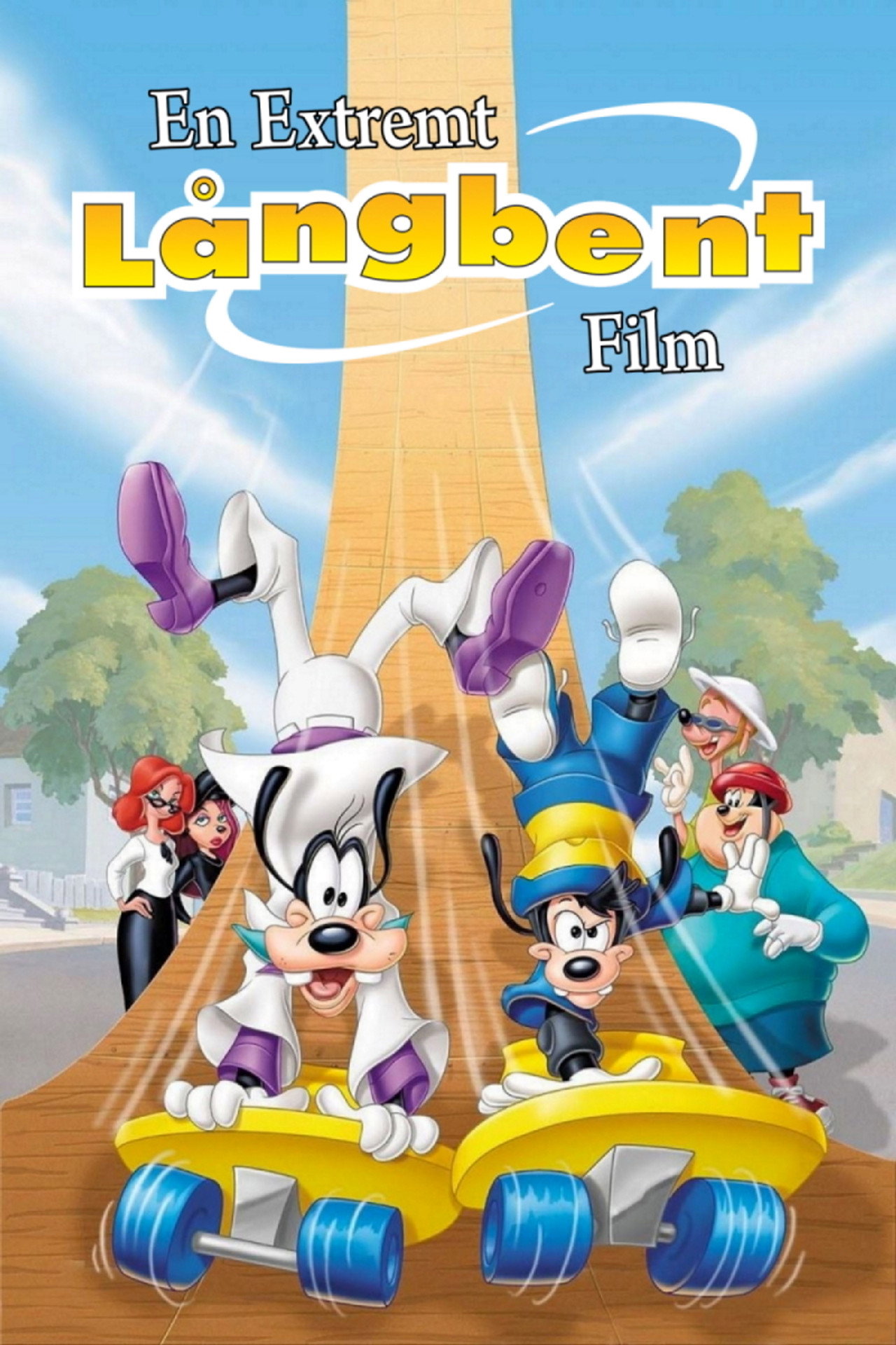 En extremt långbent film filmaffisch