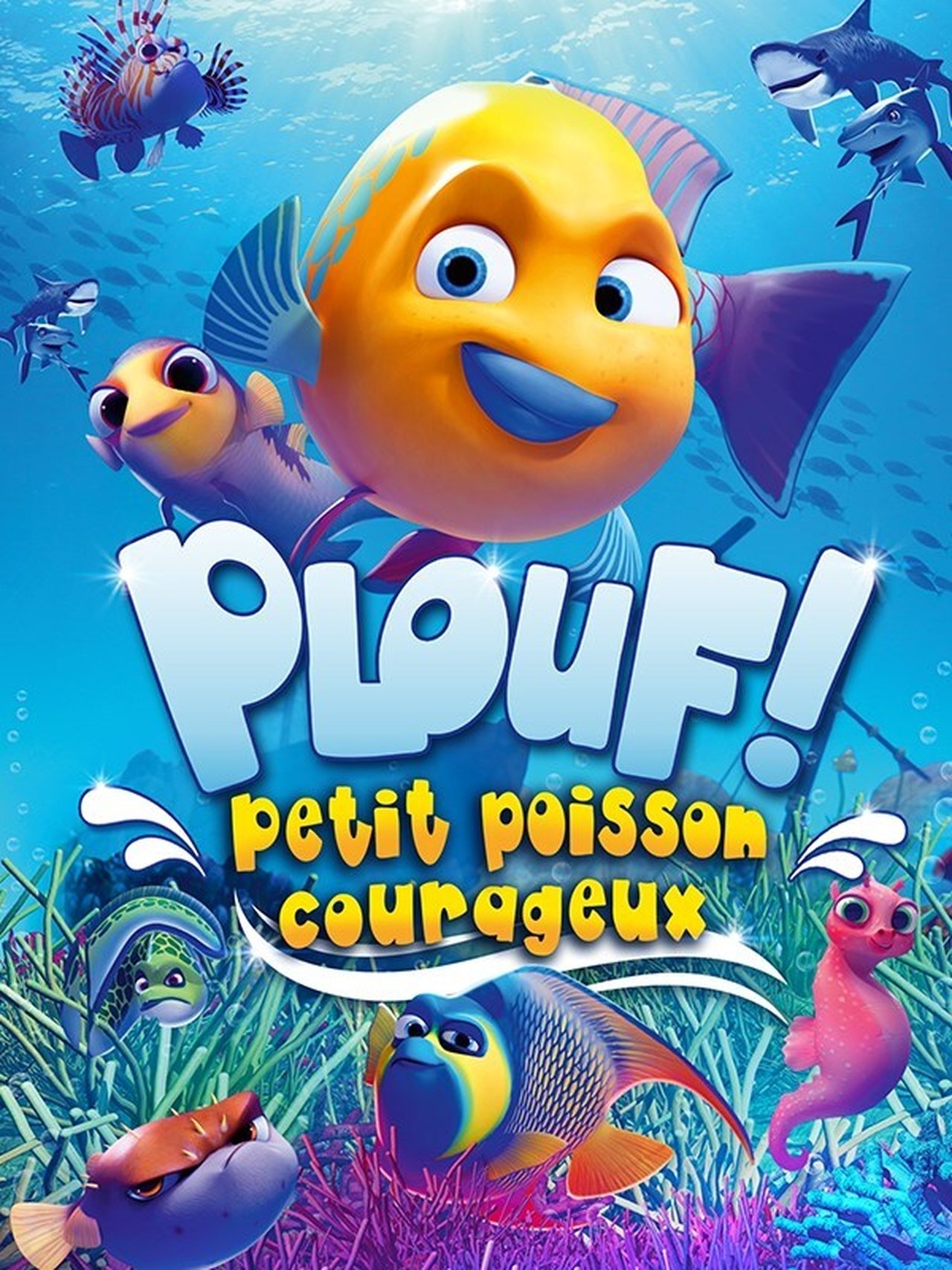 Plouf ! Petit poisson courageux poster