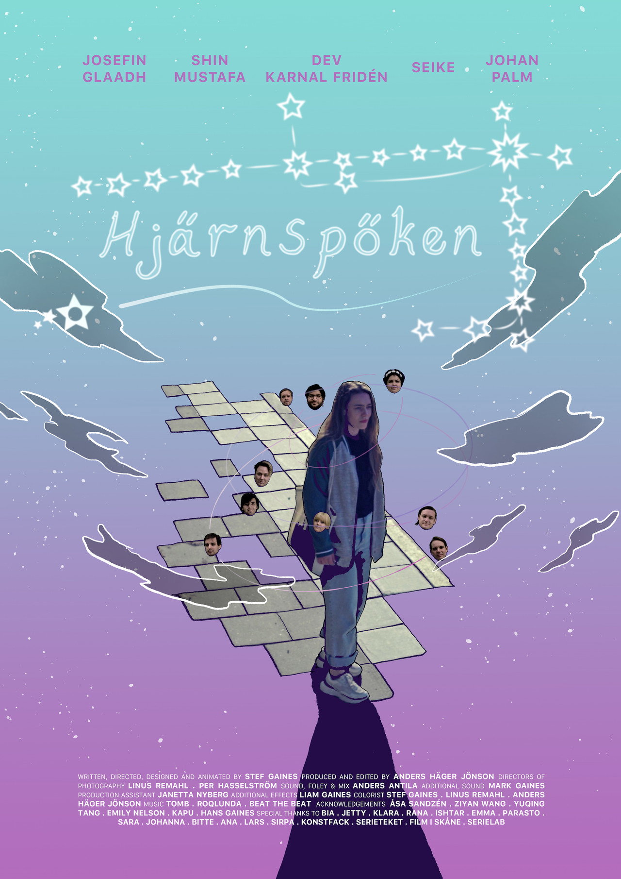 Brain Ghosts Backdrop