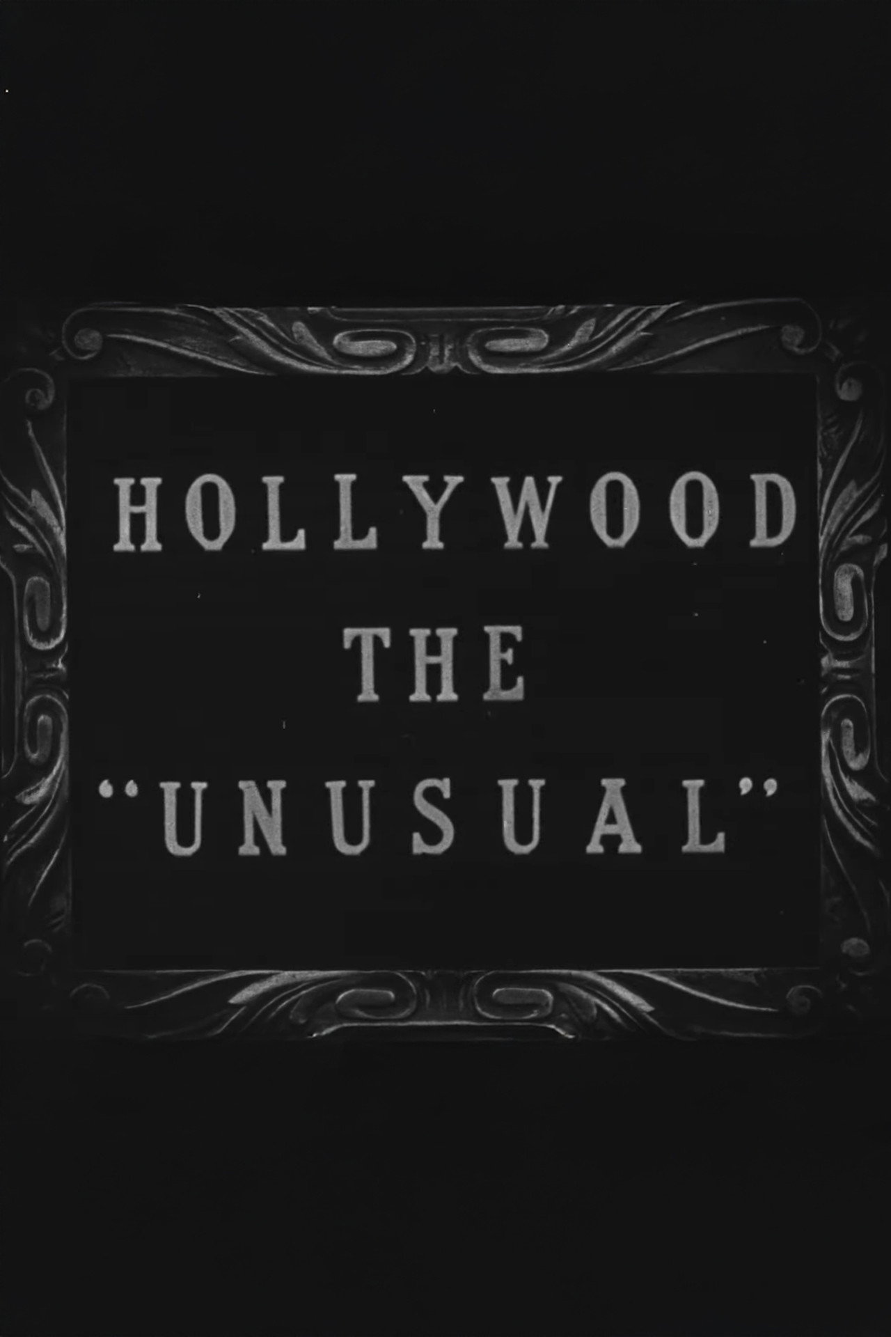 Hollywood the Unusual filmaffisch
