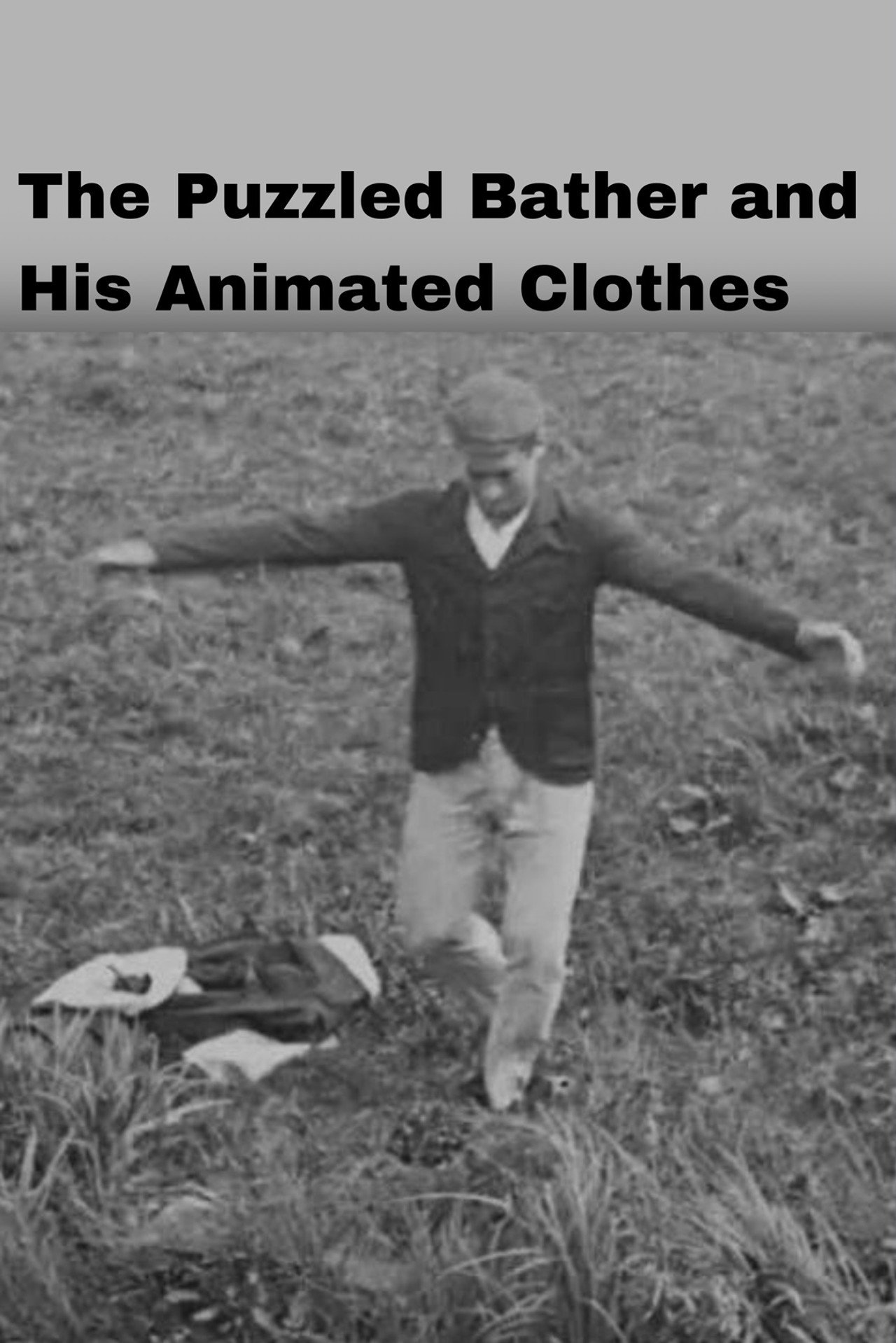 The Puzzled Bather and His Animated Clothes filmaffisch