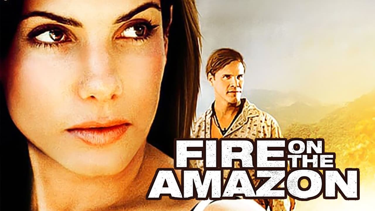 Fire on the Amazon background