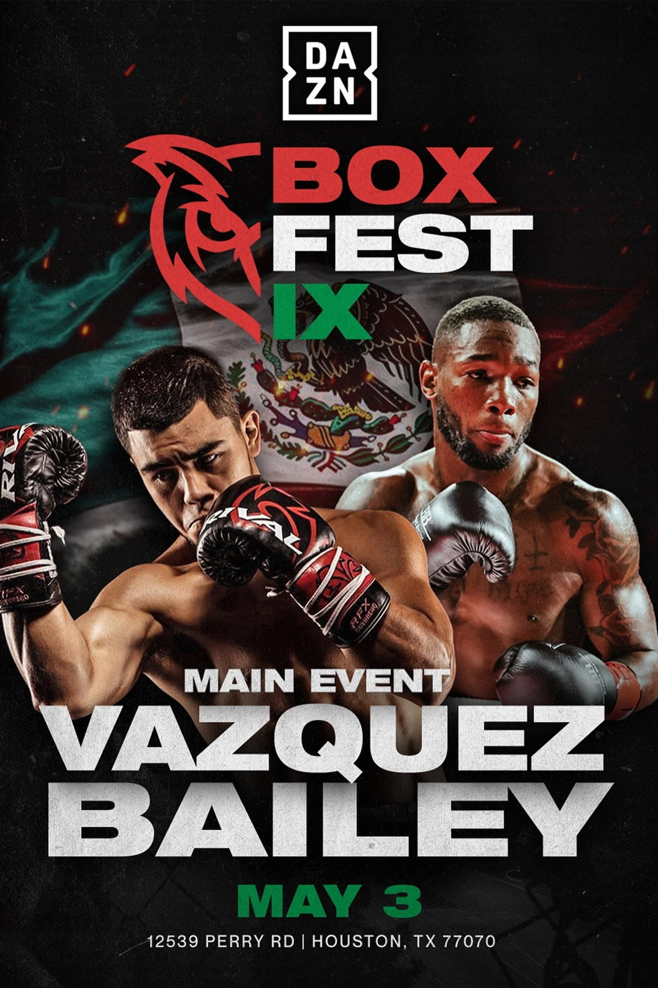 Edward Vazquez vs. Daniel Bailey filmaffisch