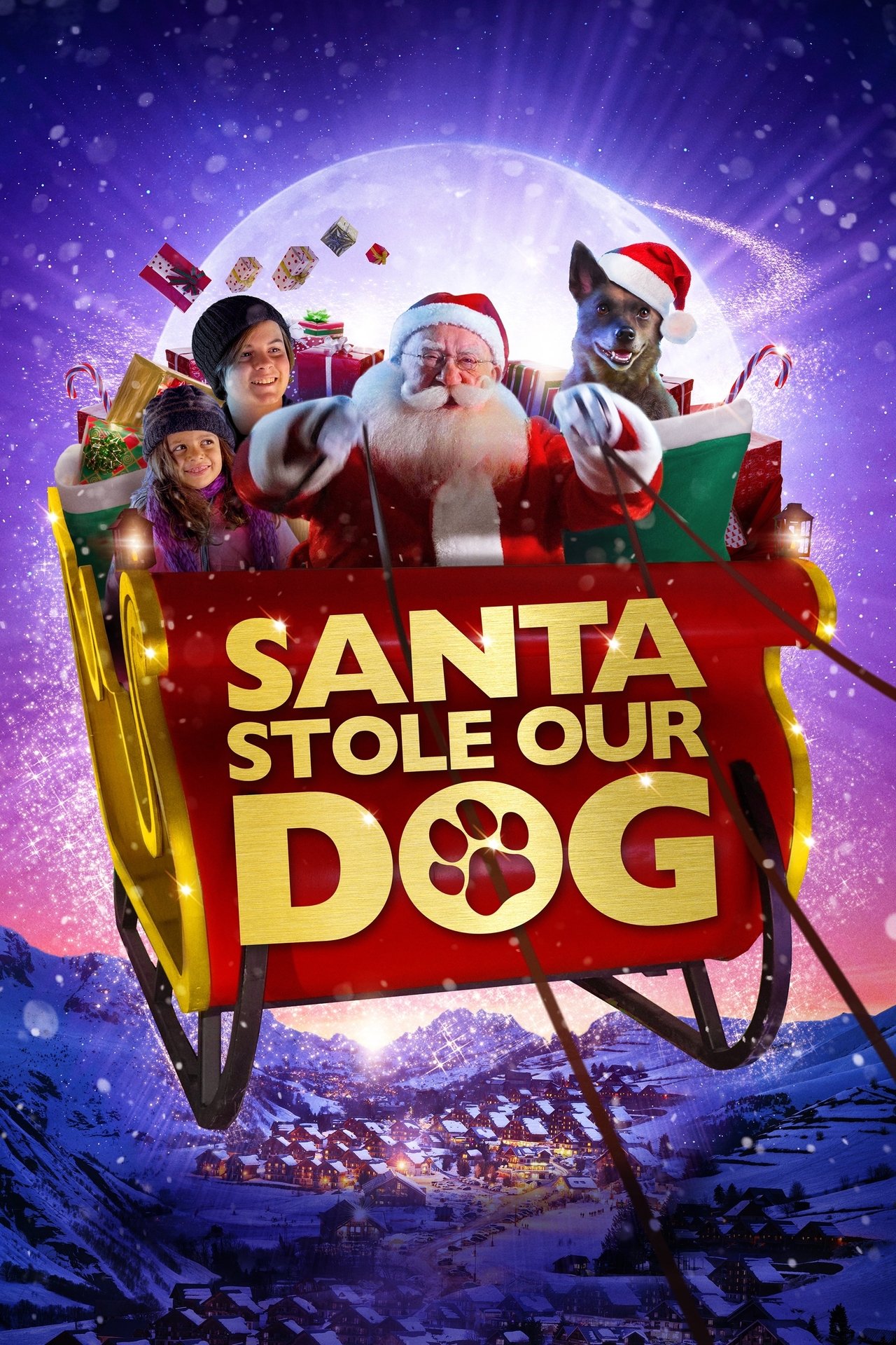 Le père Noël a volé notre chien poster