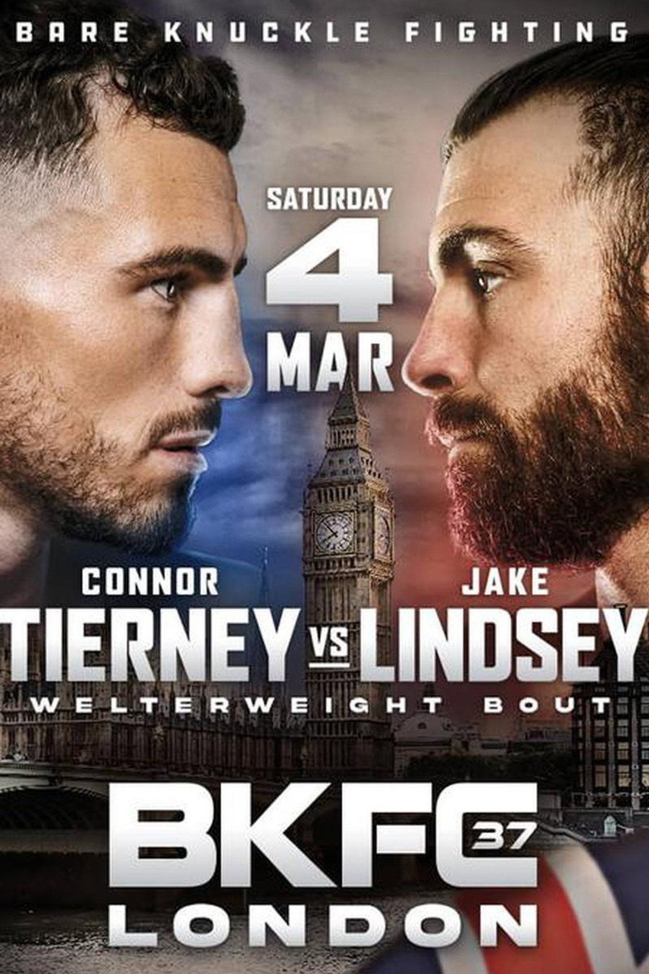 BKFC 37 London: Tierney vs. Lindsey filmaffisch