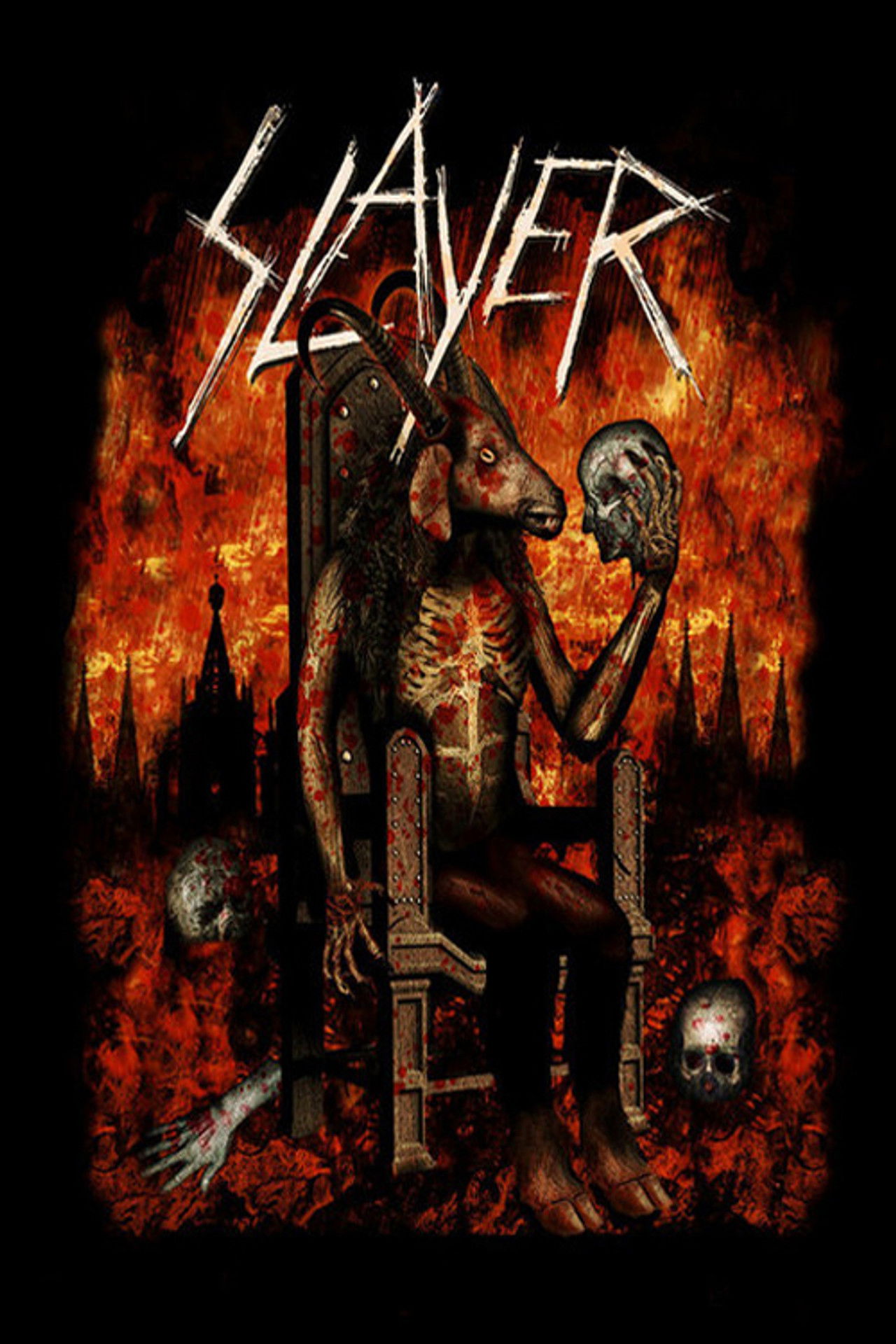Slayer: Live at Heavy Sound Festival - Poperinge, Belgium 1985/05/26 Backdrop