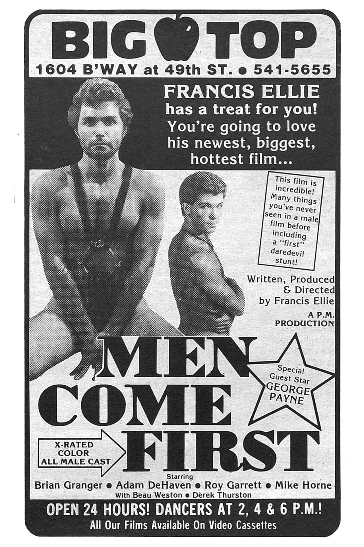 Men Come First Backdrop