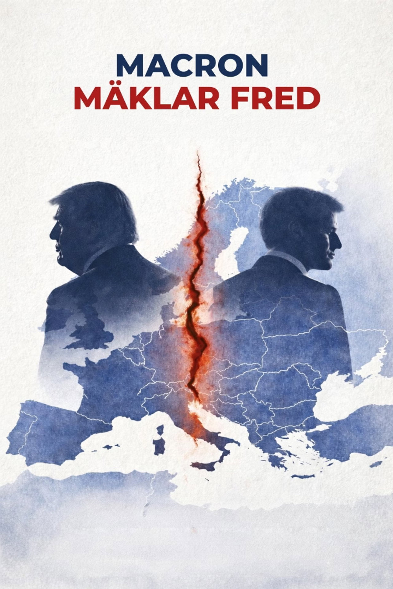 Macron mäklar fred filmaffisch
