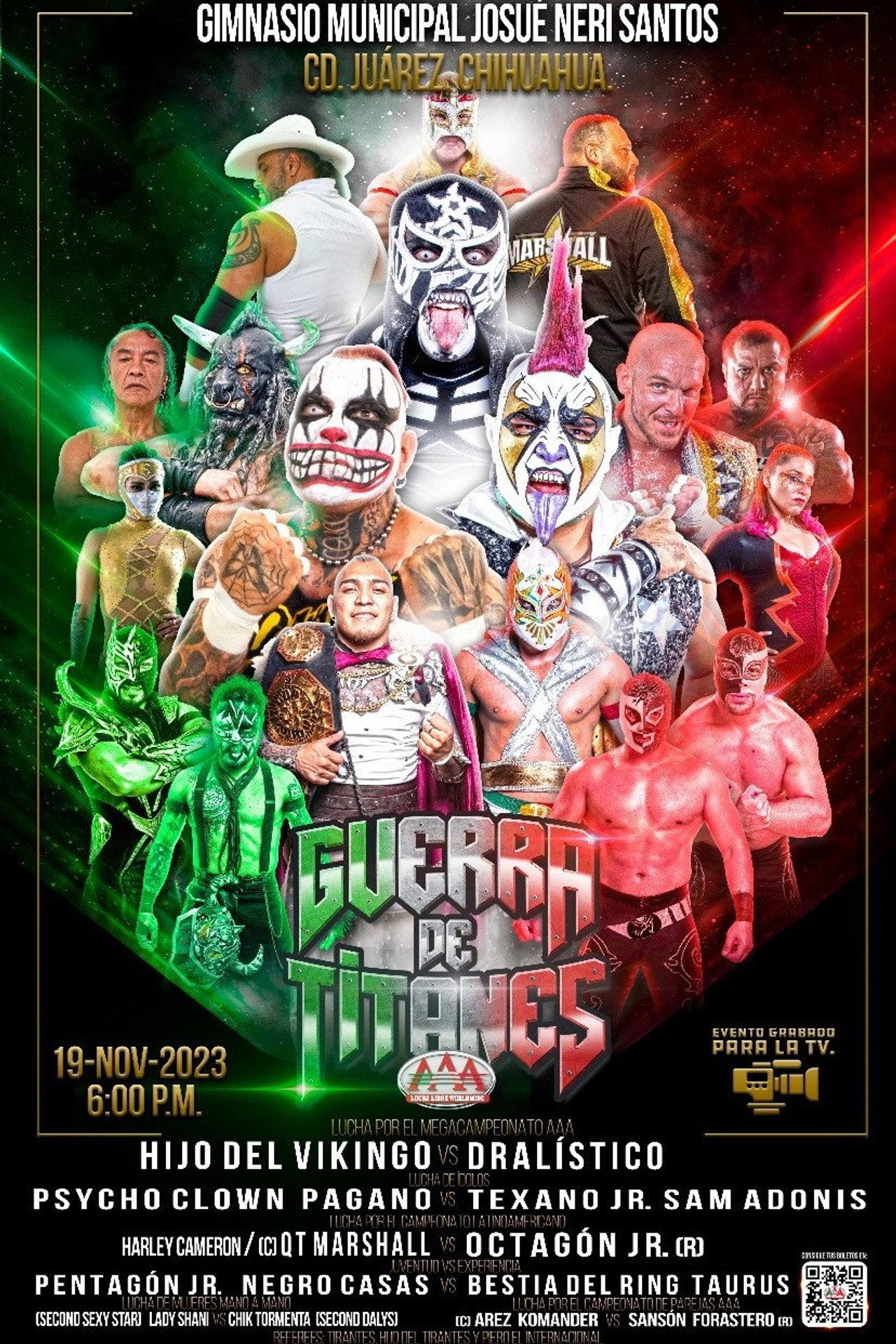 AAA Guerra de Titanes 2023 poster