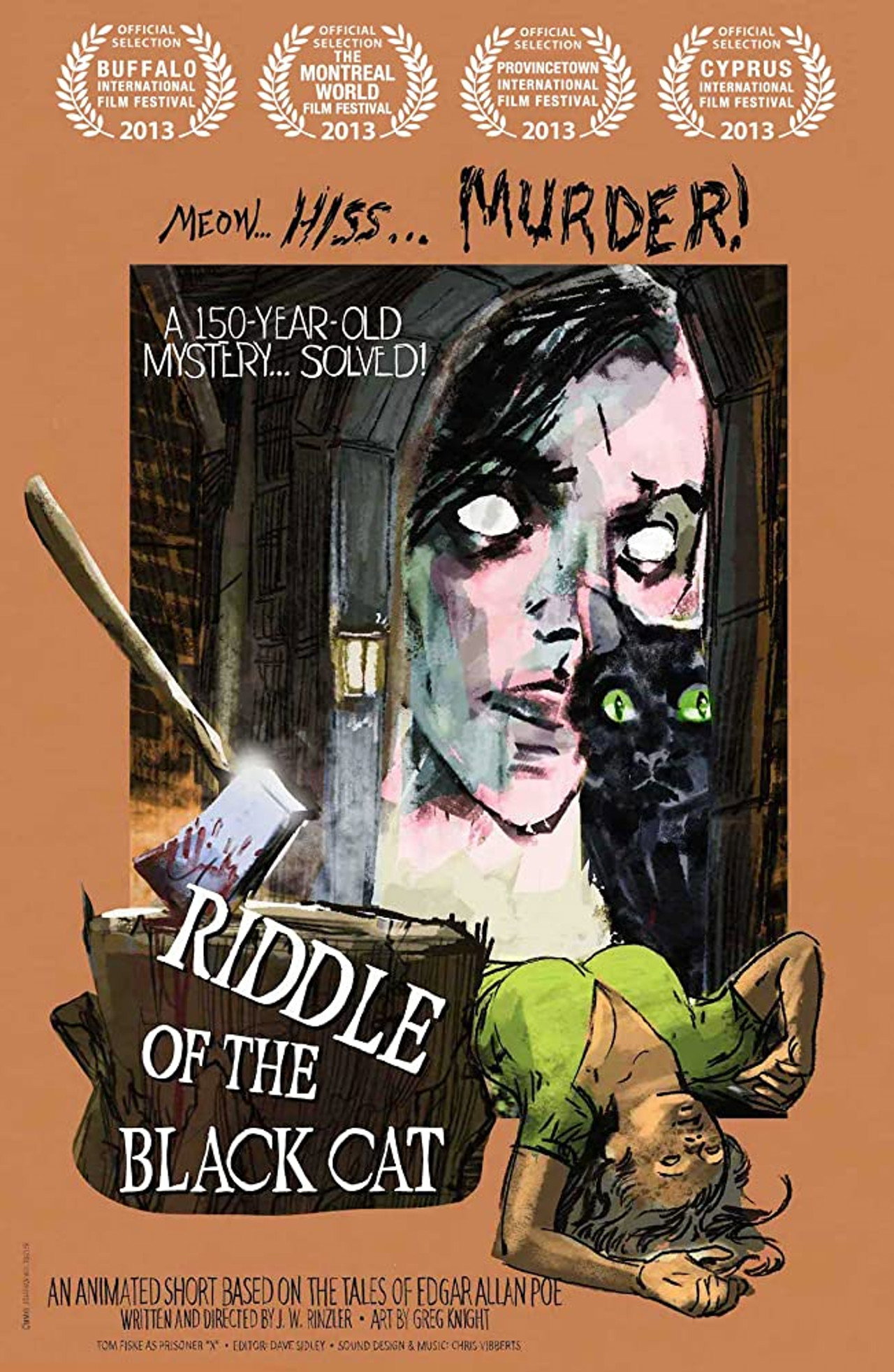Riddle of the Black Cat filmaffisch