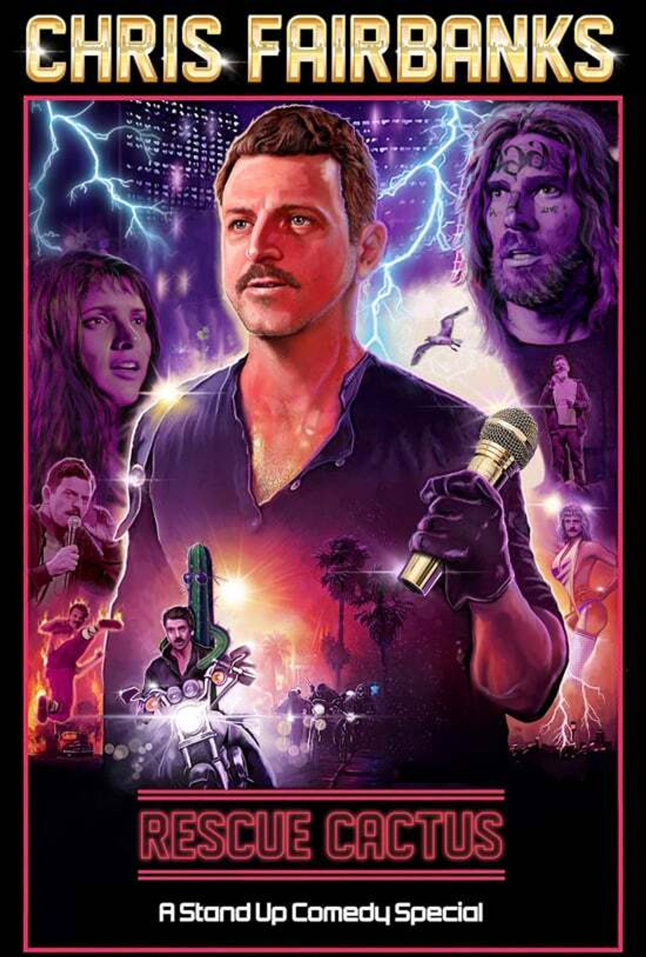 Chris Fairbanks - Rescue Cactus; A Stand-Up Comedy Special Backdrop