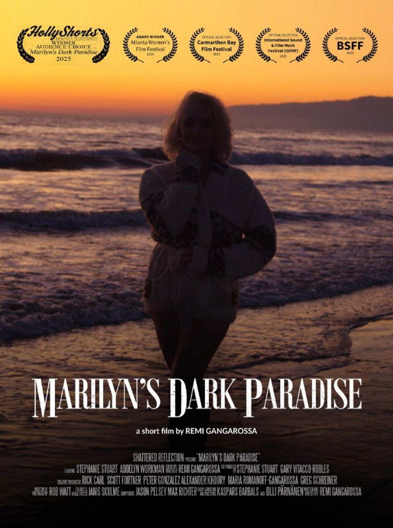 Marilyn's Dark Paradise Backdrop