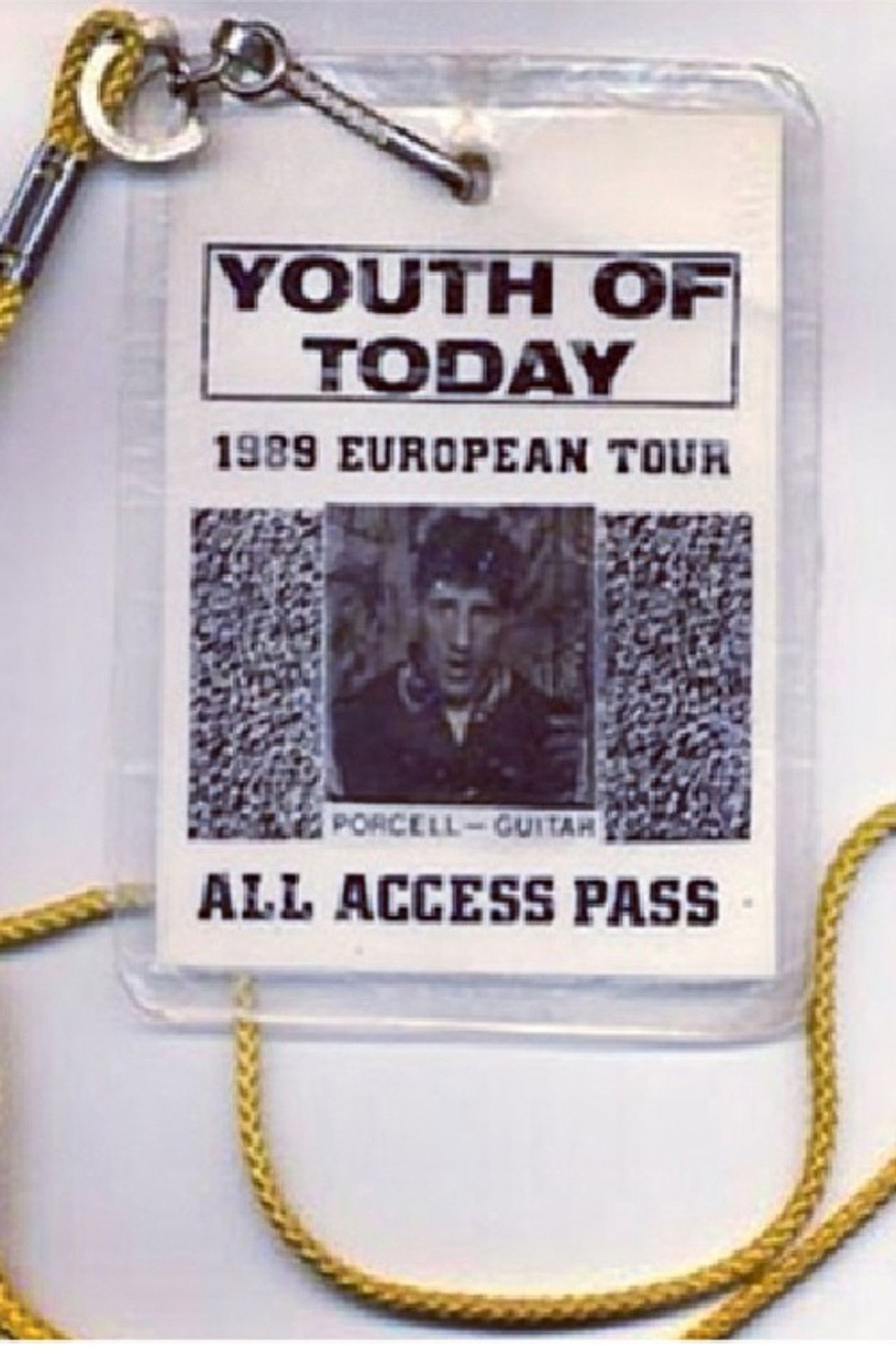Youth of Today - European Tour Documentary from 1989 Backdrop