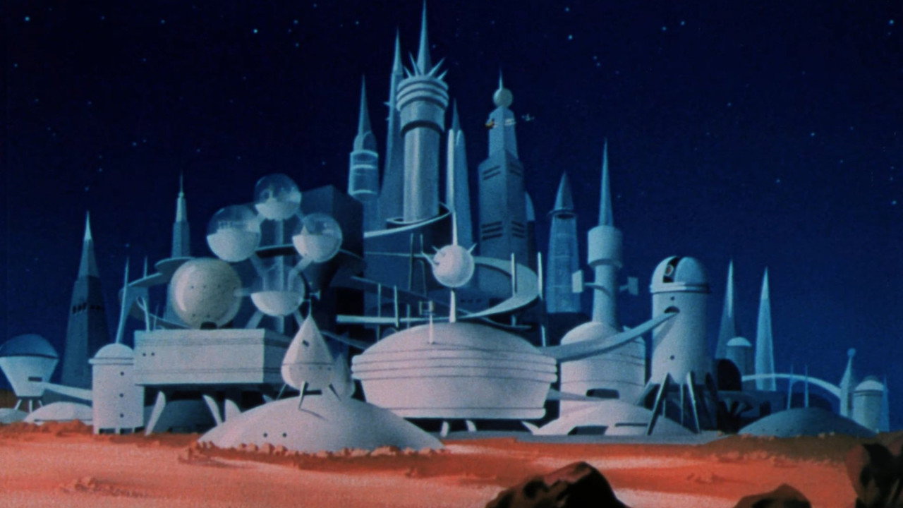 Pinocchio in Outer Space backdrop