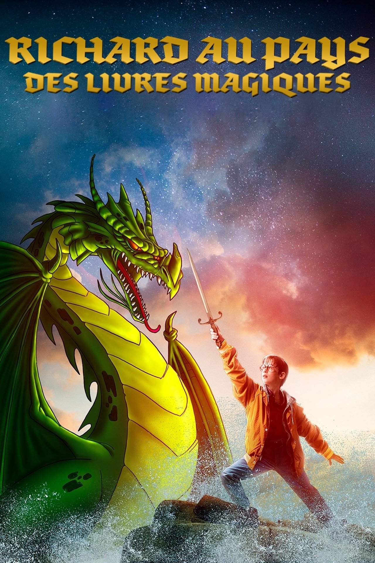 Richard au pays des livres magiques poster