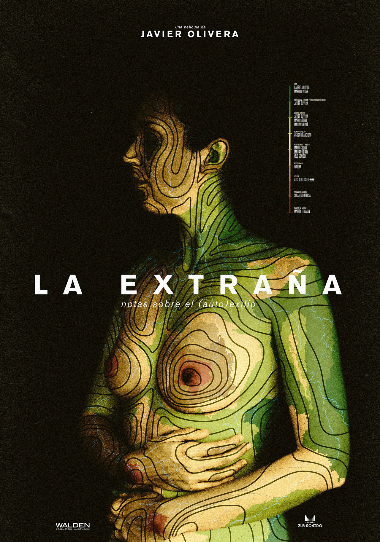 La extraña: Notas sobre el (auto) exilio filmaffisch