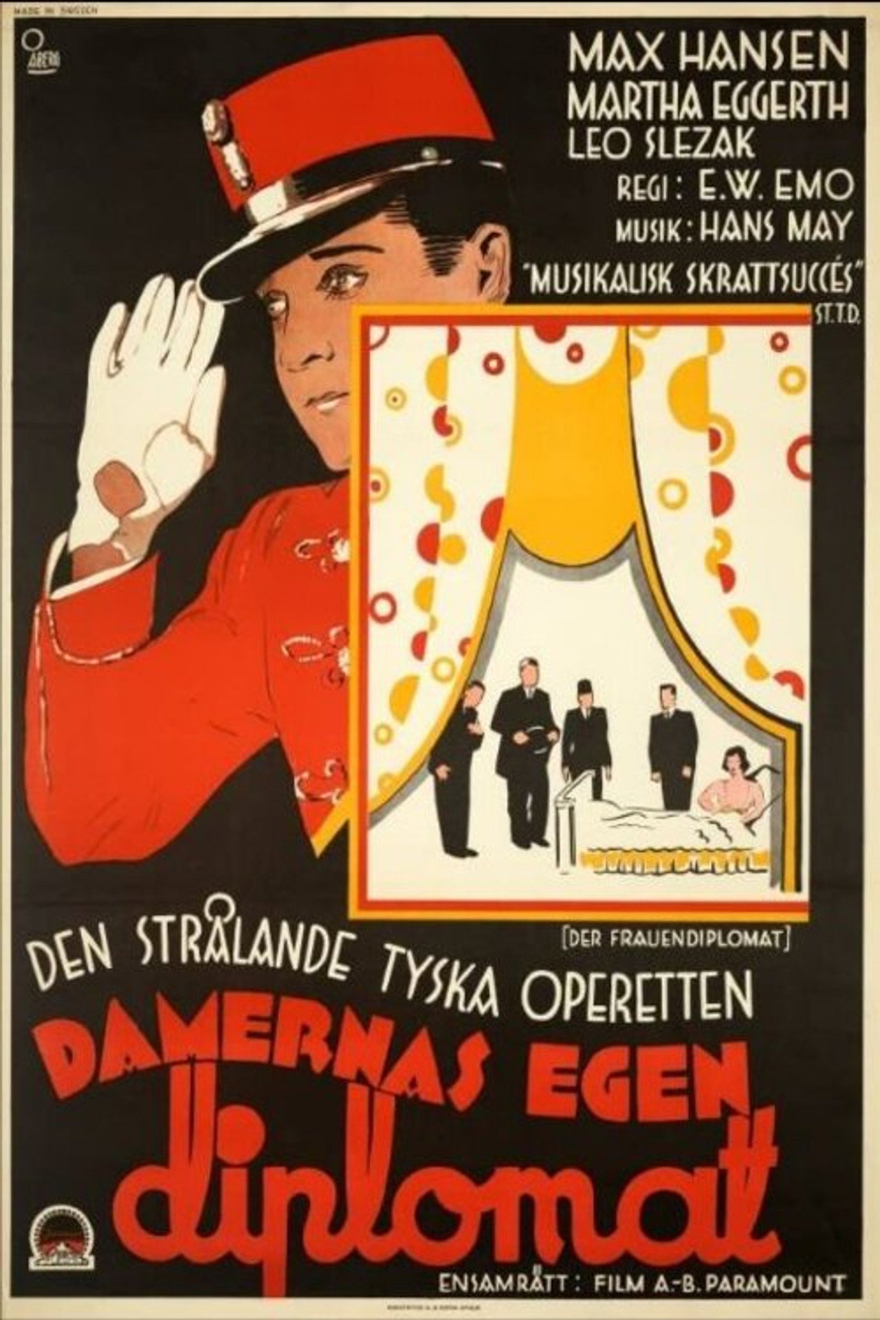 Der Frauendiplomat filmaffisch