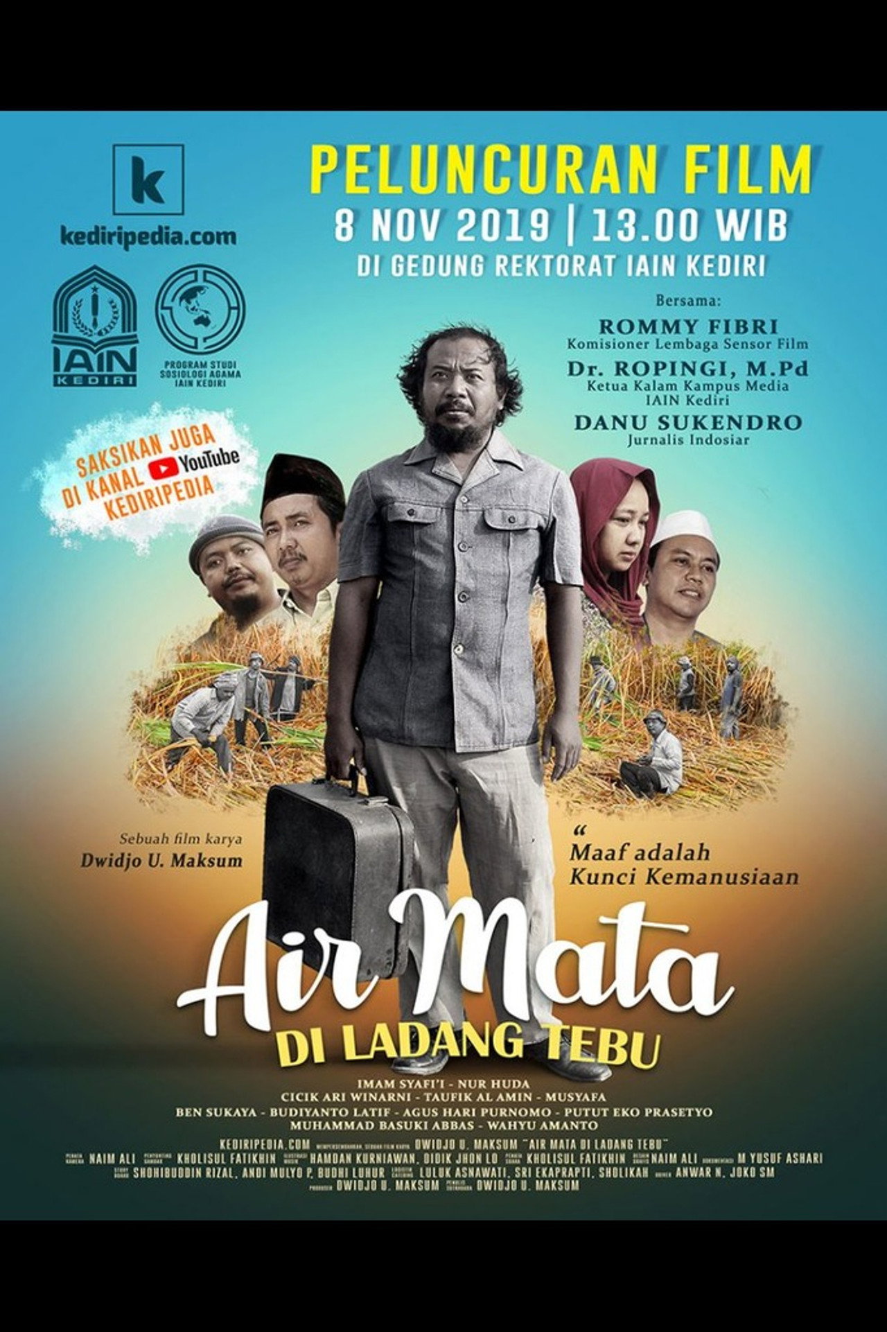 Air Mata di Ladang Tebu Backdrop