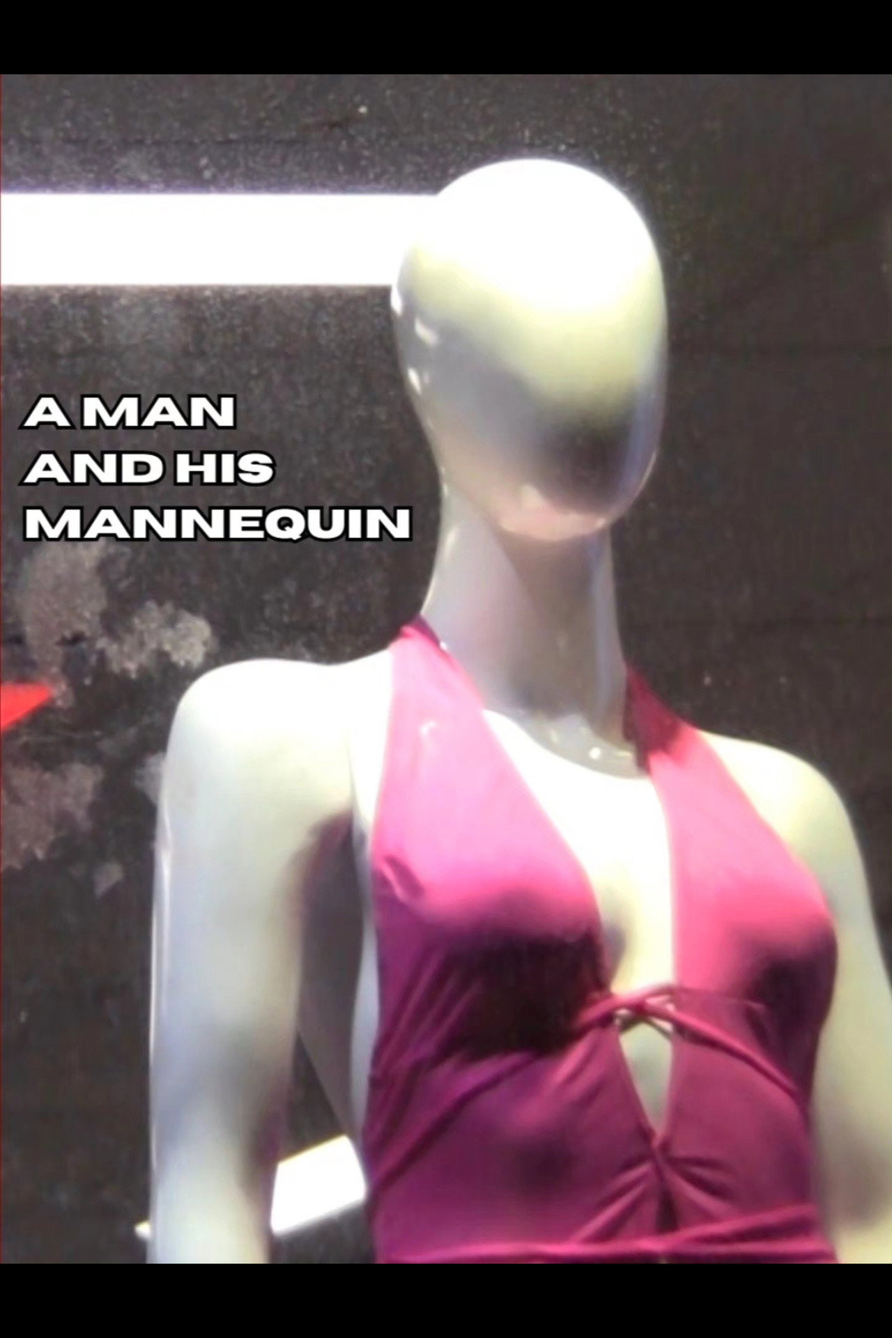 A Man and His Mannequin Backdrop