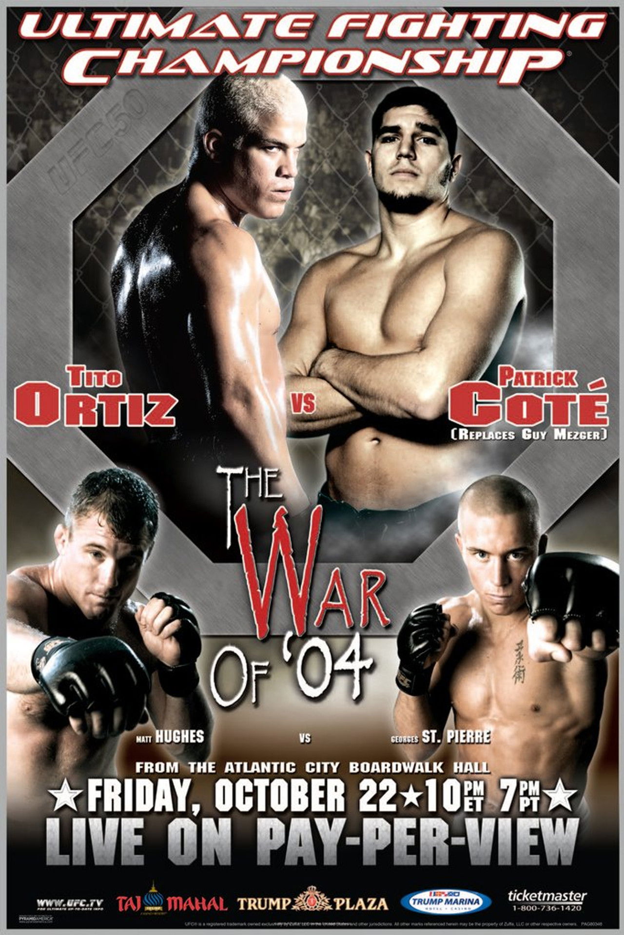 UFC 50: The War of 04 Backdrop