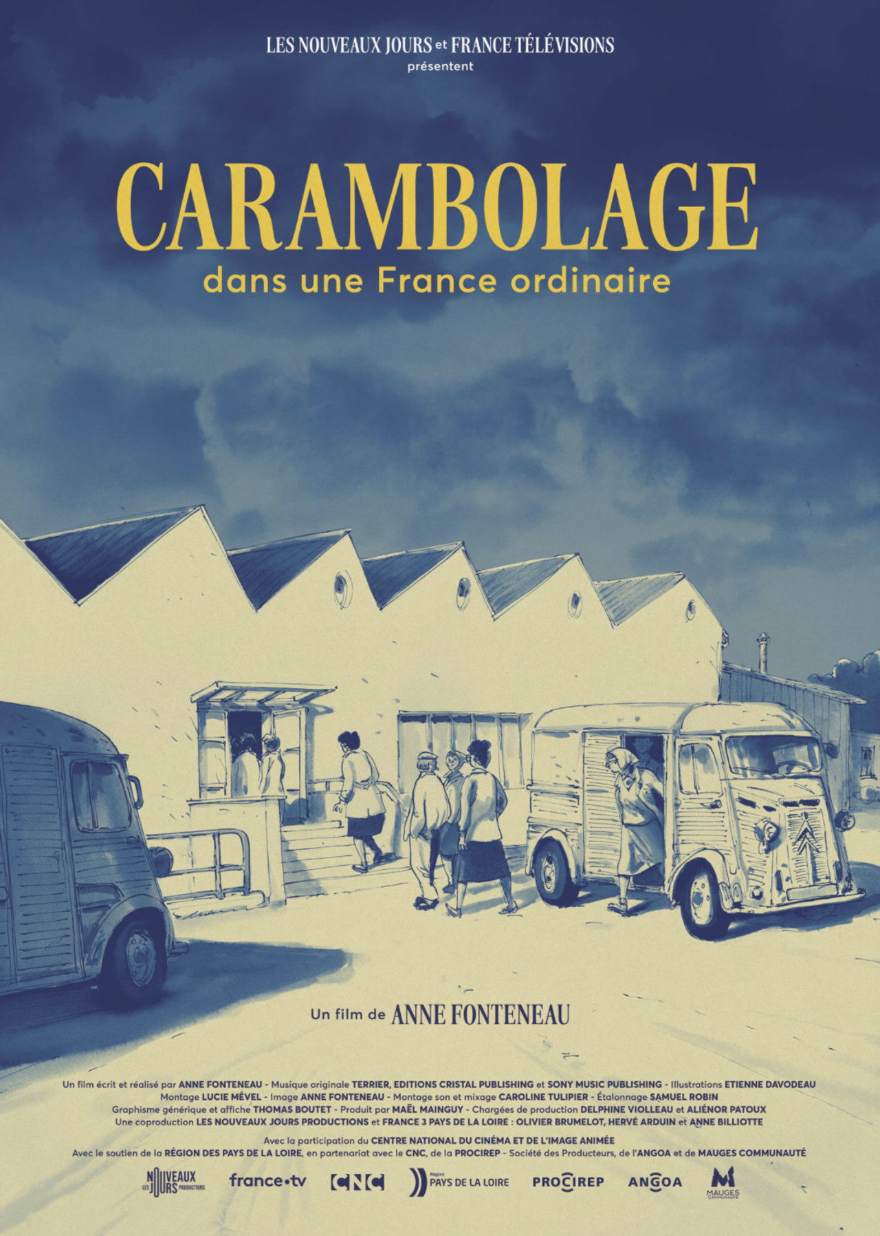 Carambolage dans une France ordinaire Backdrop