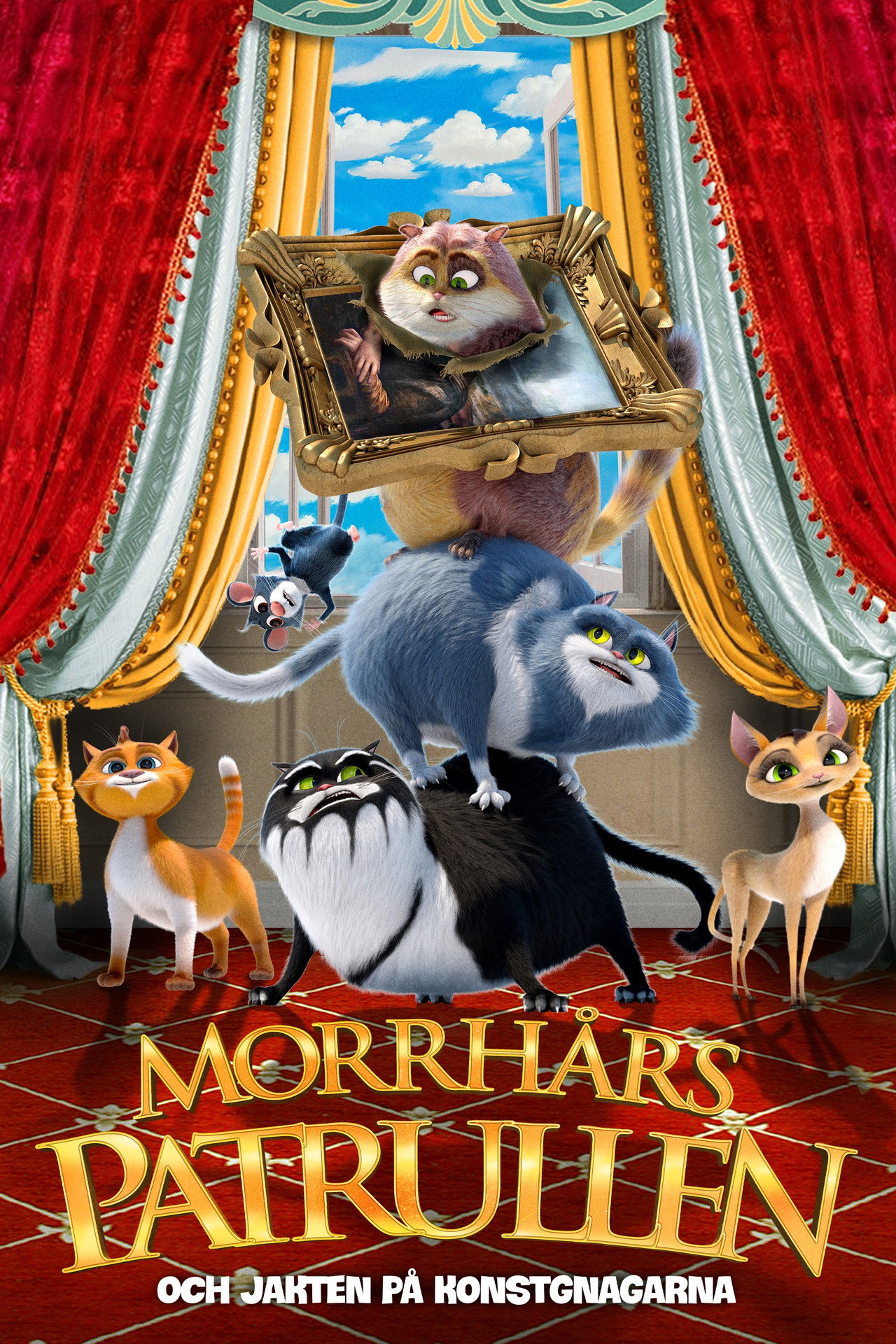 Morrhårspatrullen och jakten på konstgnagarna filmaffisch