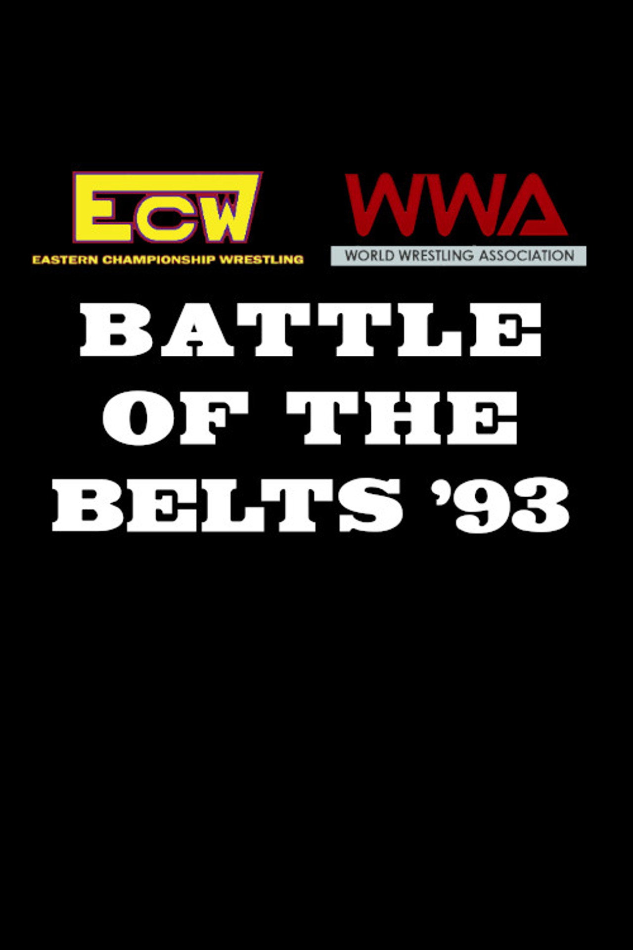 ECW/WWA Battle of the Belts filmaffisch
