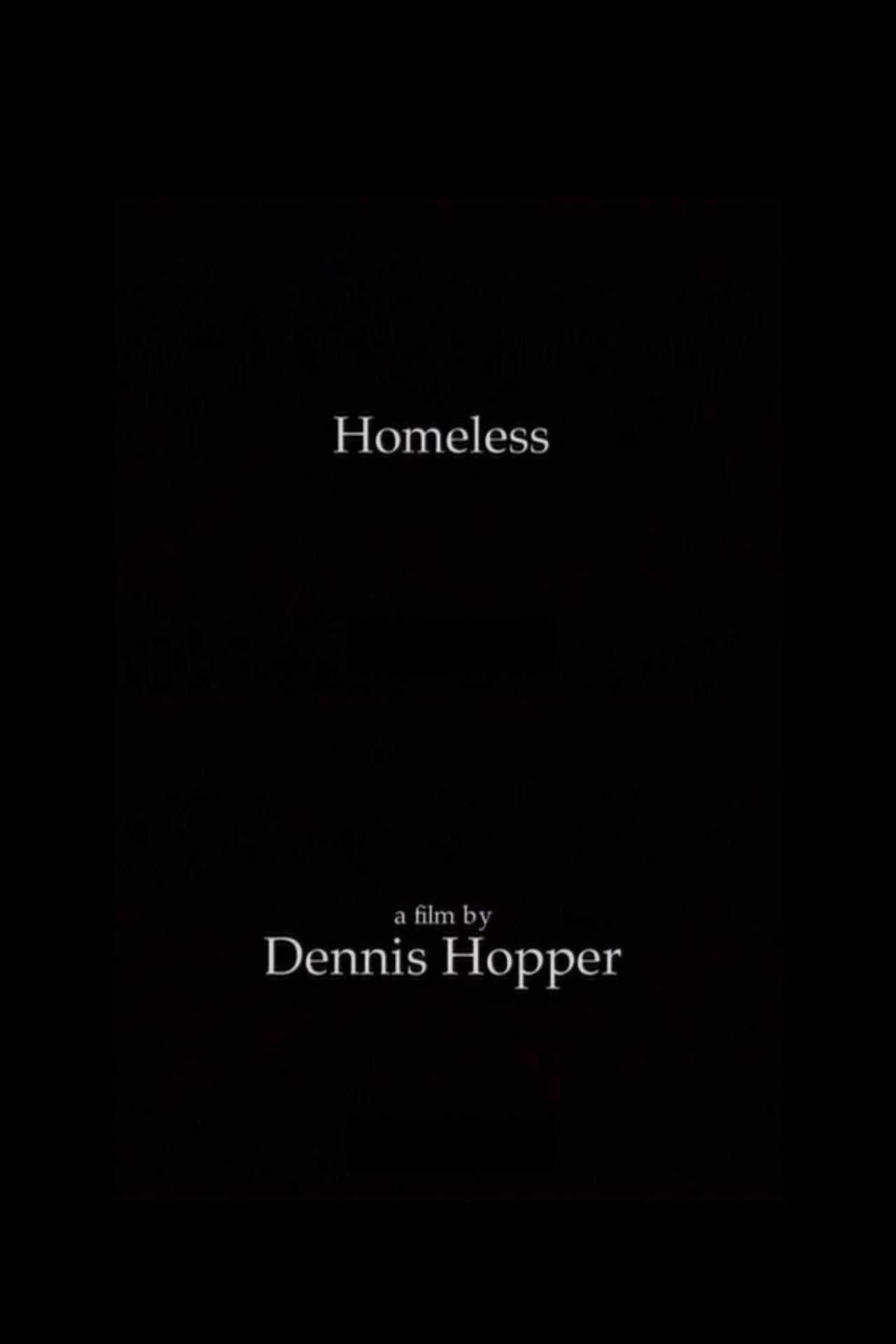 Homeless poster