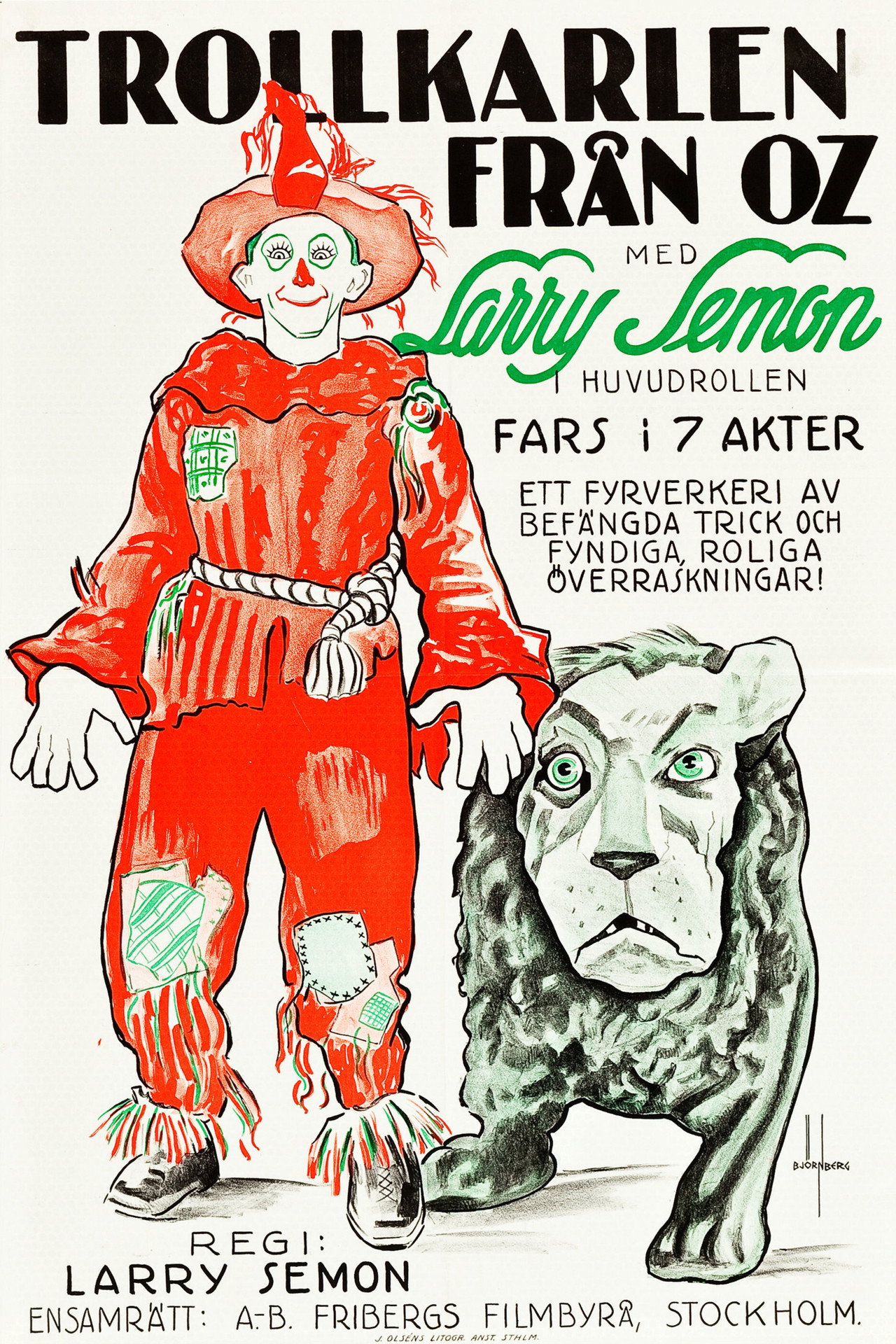 Trollkarlen från Oz filmaffisch