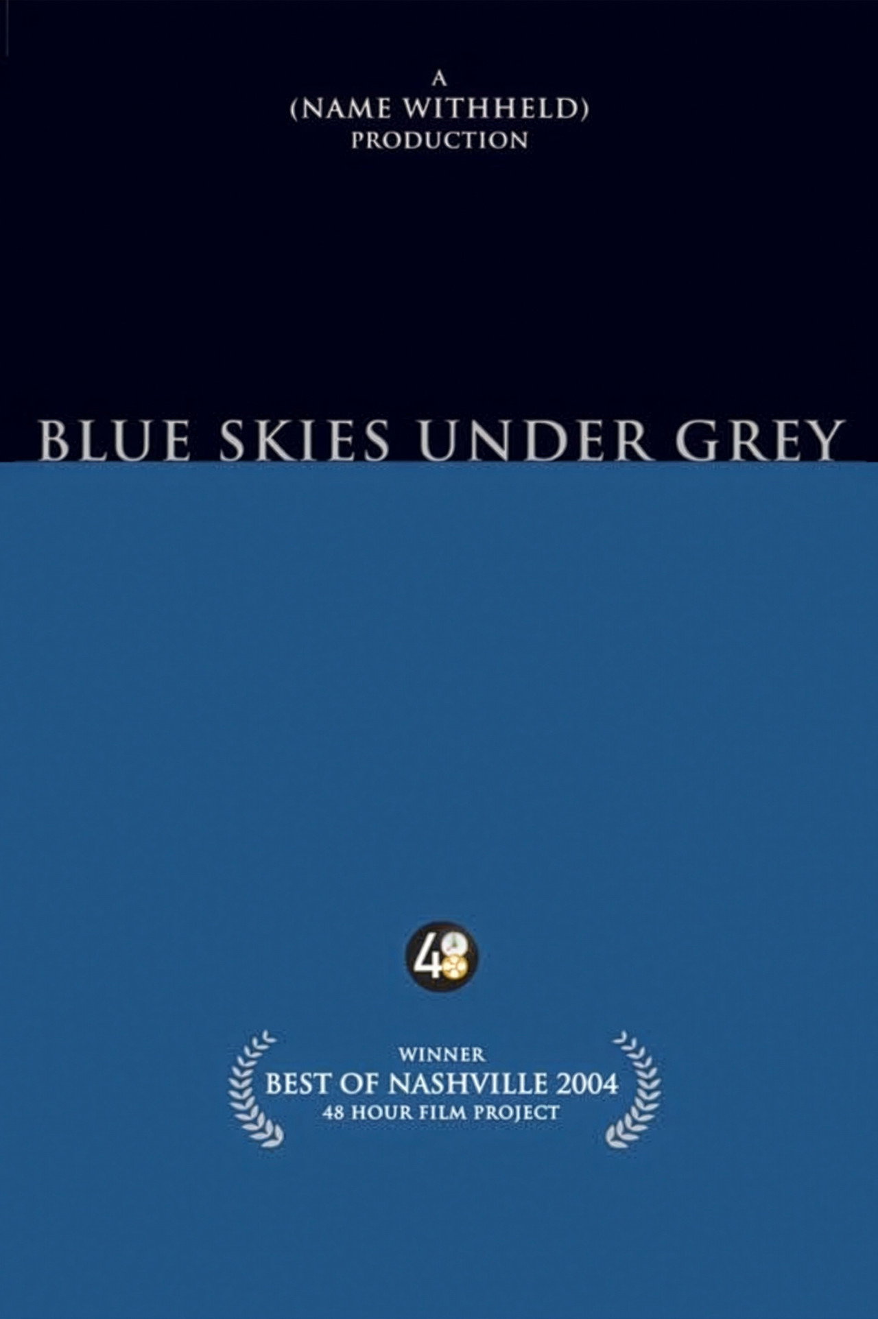 Blue Skies Under Grey Backdrop
