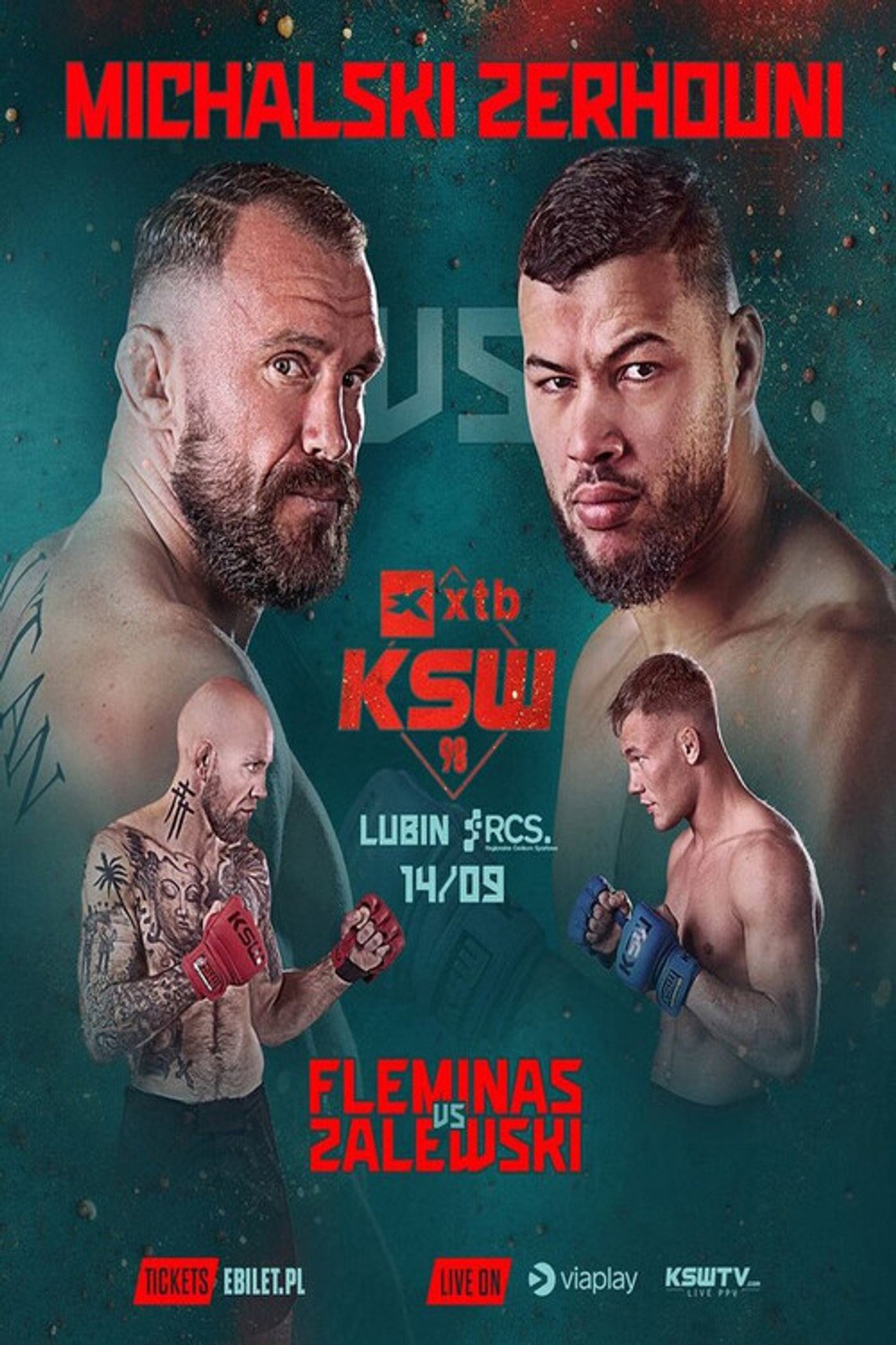 KSW 98: Paczuski vs. Zerhouni filmaffisch