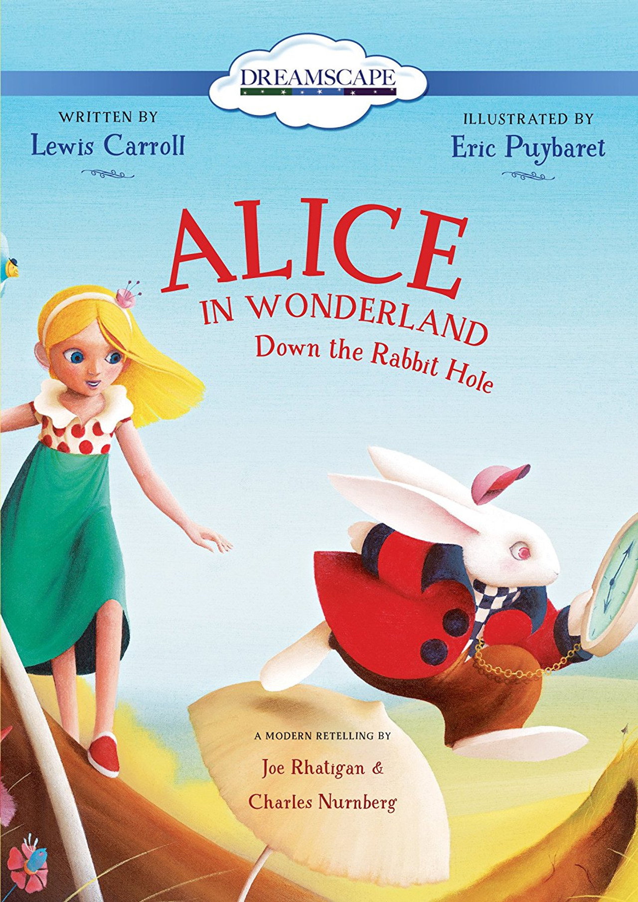 Alice in Wonderland Down the Rabbit Hole Backdrop